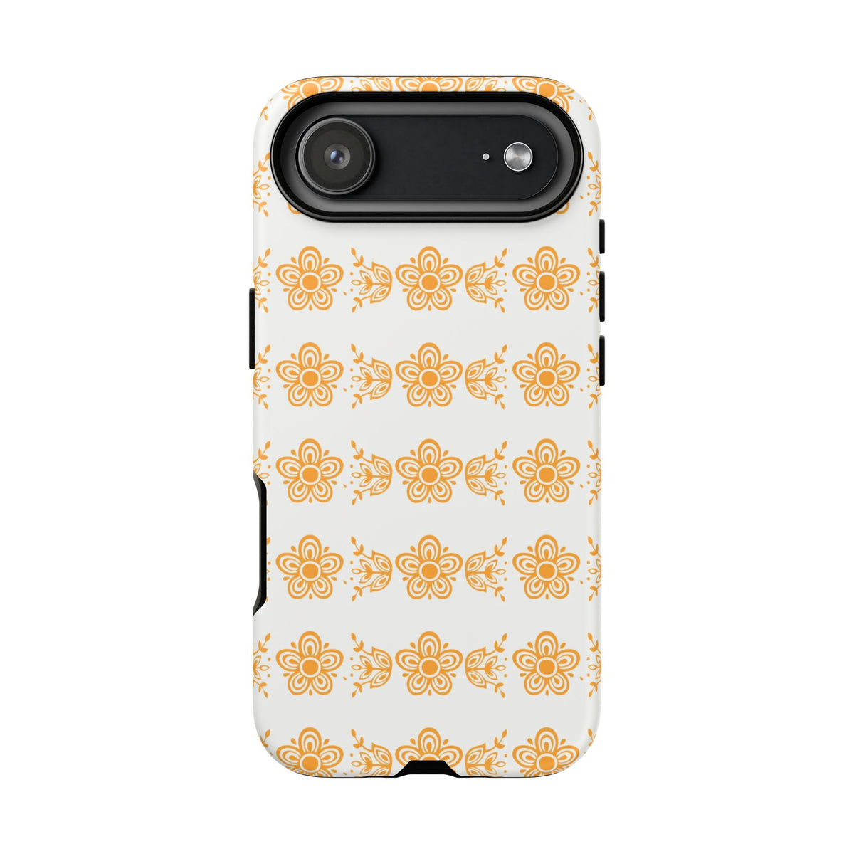 Pyrex Golden Butterfly Floral Phone Case, Tough Cases for Stylish Protection, Gift for Her, Durable, Trendy Floral Design, Cell Phone Cover
