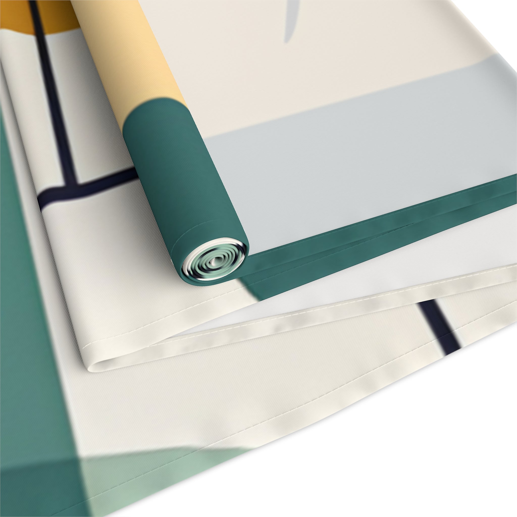 Mid Century Modern Scandinavian Designed Geometric Mod Boho Style Table Runner - Mid Century Modern Gal