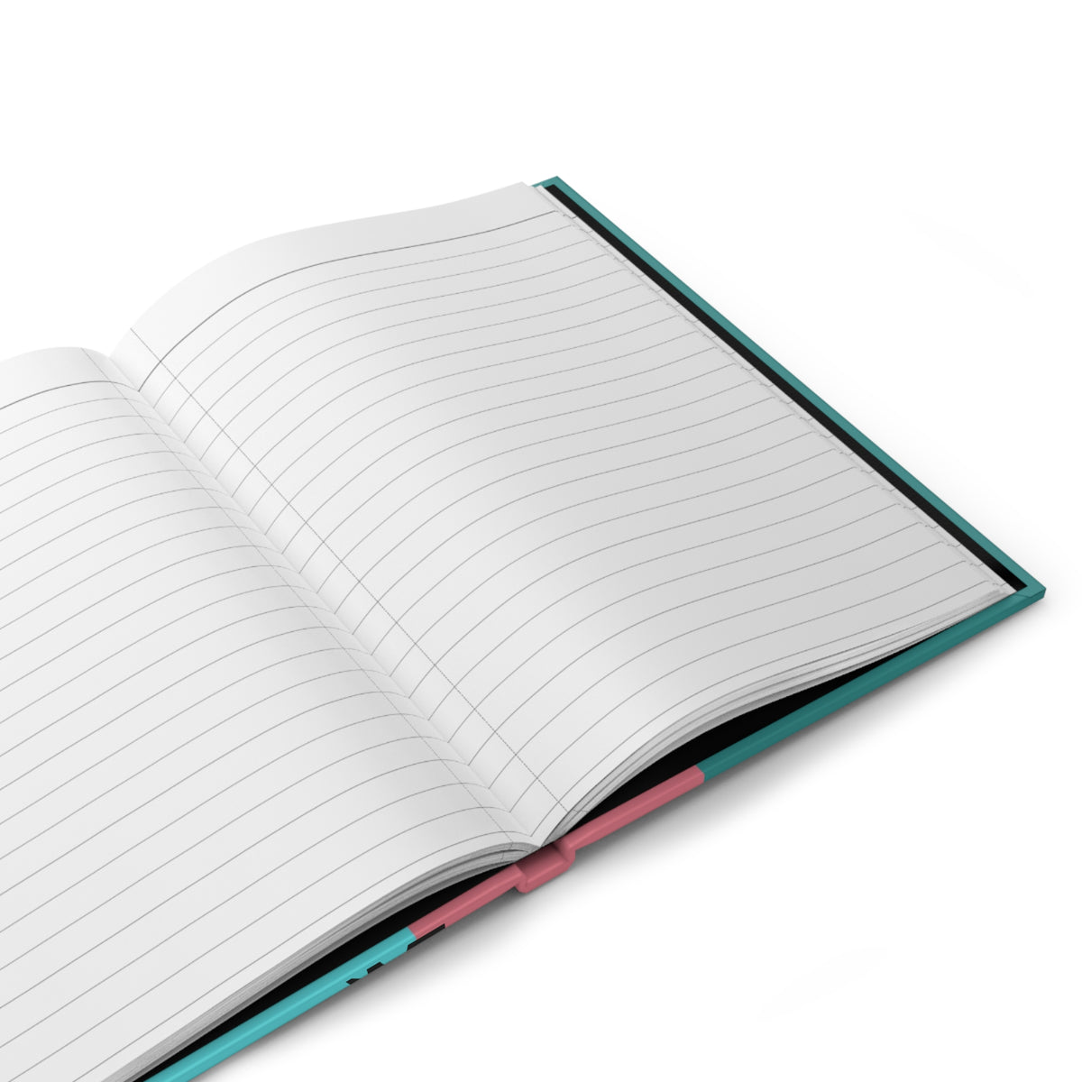 Atomic Cats Hardcover Journal Notebook, Pink, Aqua Blue, Daily Planner Book - Mid Century Modern Gal