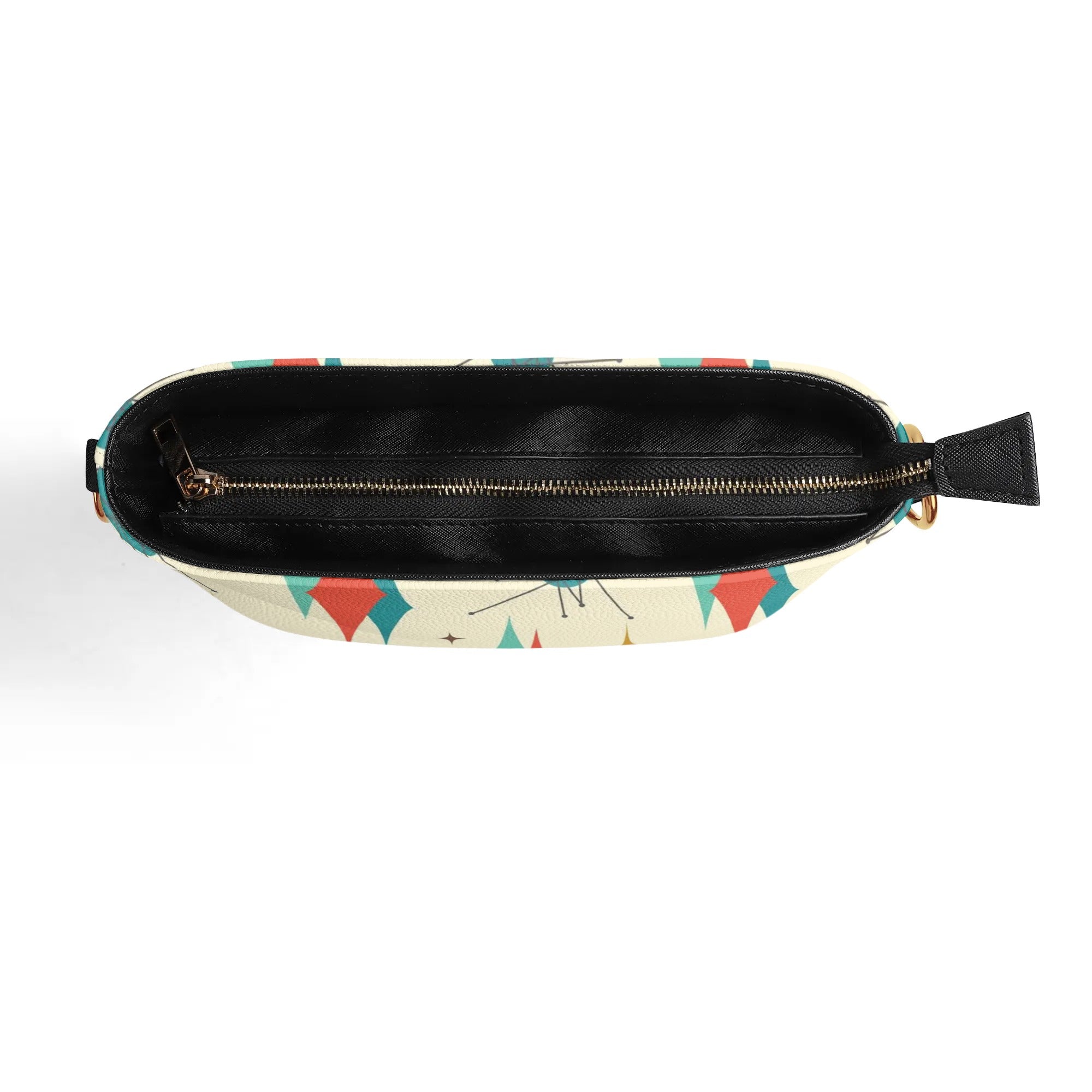 Mid Century Modern Atomic Cat Franciscan Starburst Mid Mod Bucket Bag - Mid Century Modern Gal