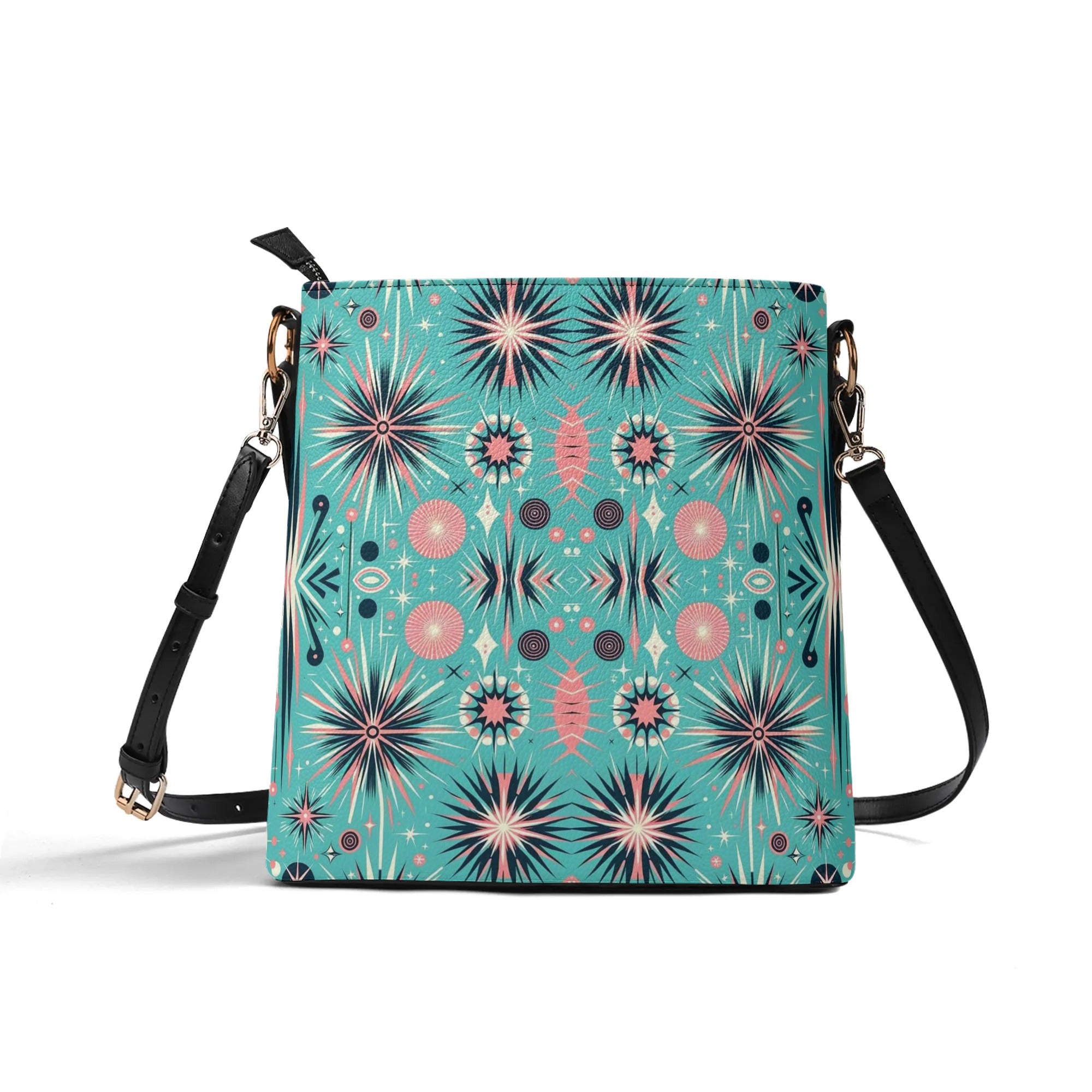 Atomic 50s Mid Mod Poodle Bucket Style Hand Bag - Mid Century Modern Gal