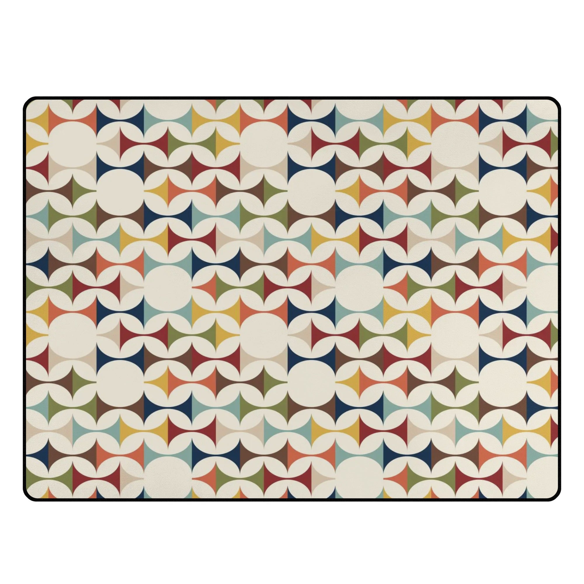 Mid Century Modern Scandinavian Office, LR, Bedroom Sofa Area Bedroom Rug - Mid Century Modern Gal
