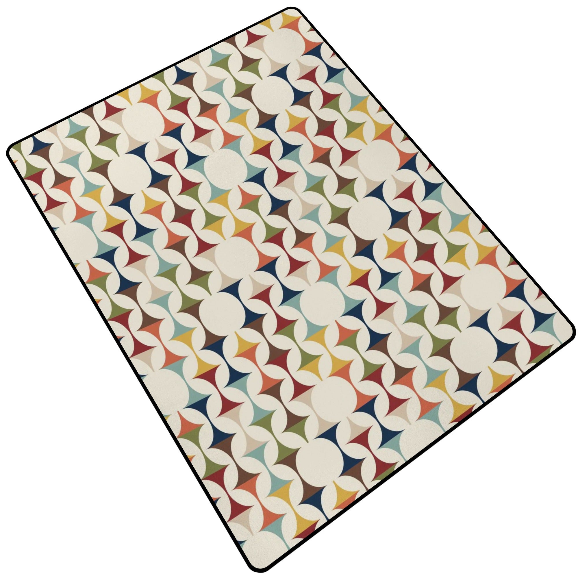 Mid Century Modern Scandinavian Office, LR, Bedroom Sofa Area Bedroom Rug - Mid Century Modern Gal