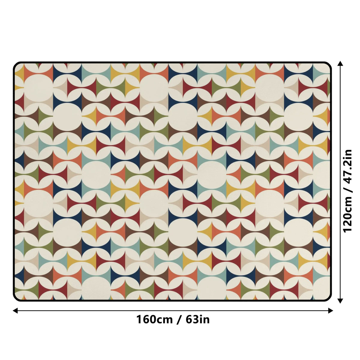 Mid Century Modern Scandinavian Office, LR, Bedroom Sofa Area Bedroom Rug - Mid Century Modern Gal