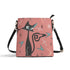 Mid Mod Atomic Cat Summer Coral, Kitschy Fun Trendy Bucket Bag - Mid Century Modern Gal