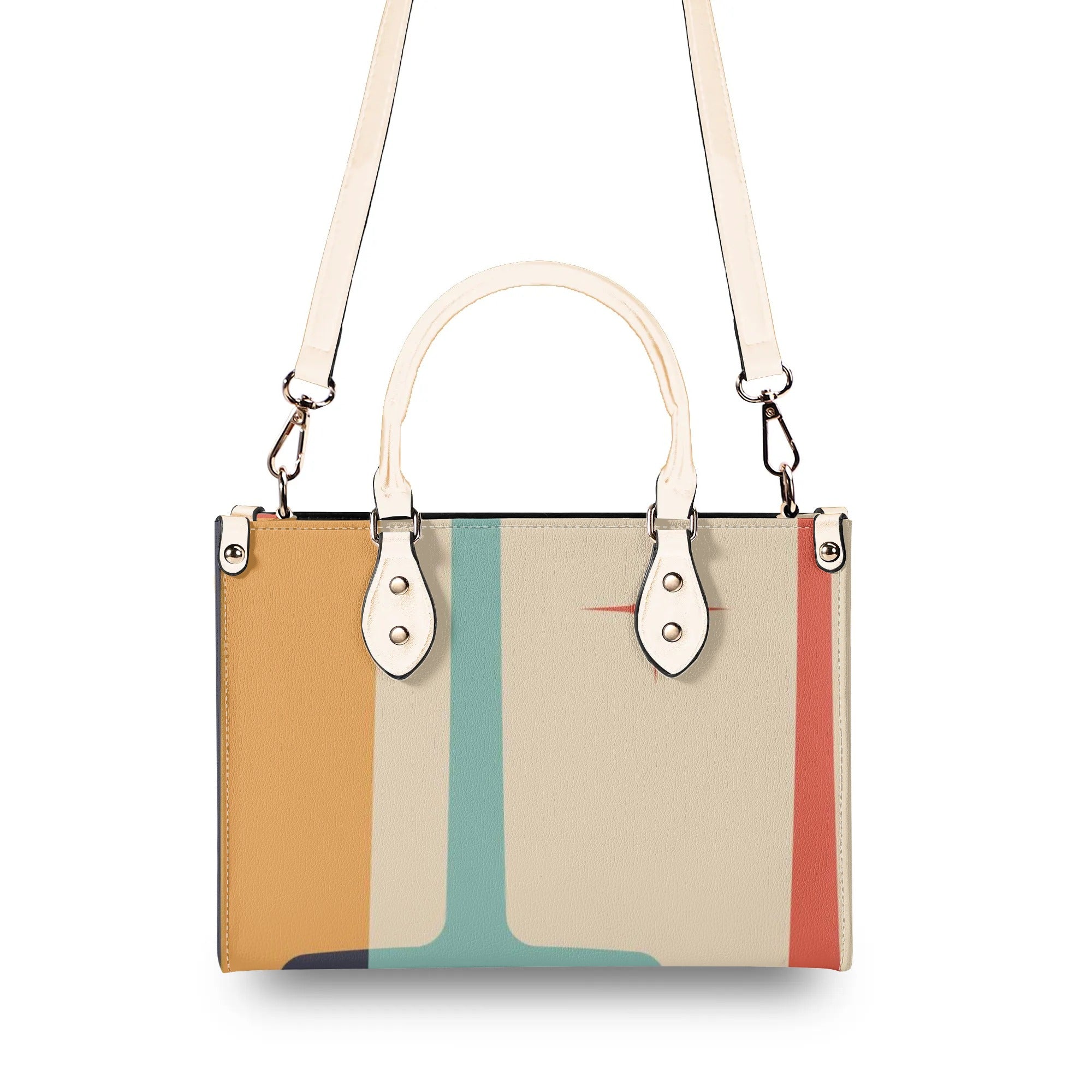 Atomic Cat Mid Mod Handbag, Kitschy Cute Retro Purse For Women - Mid Century Modern Gal