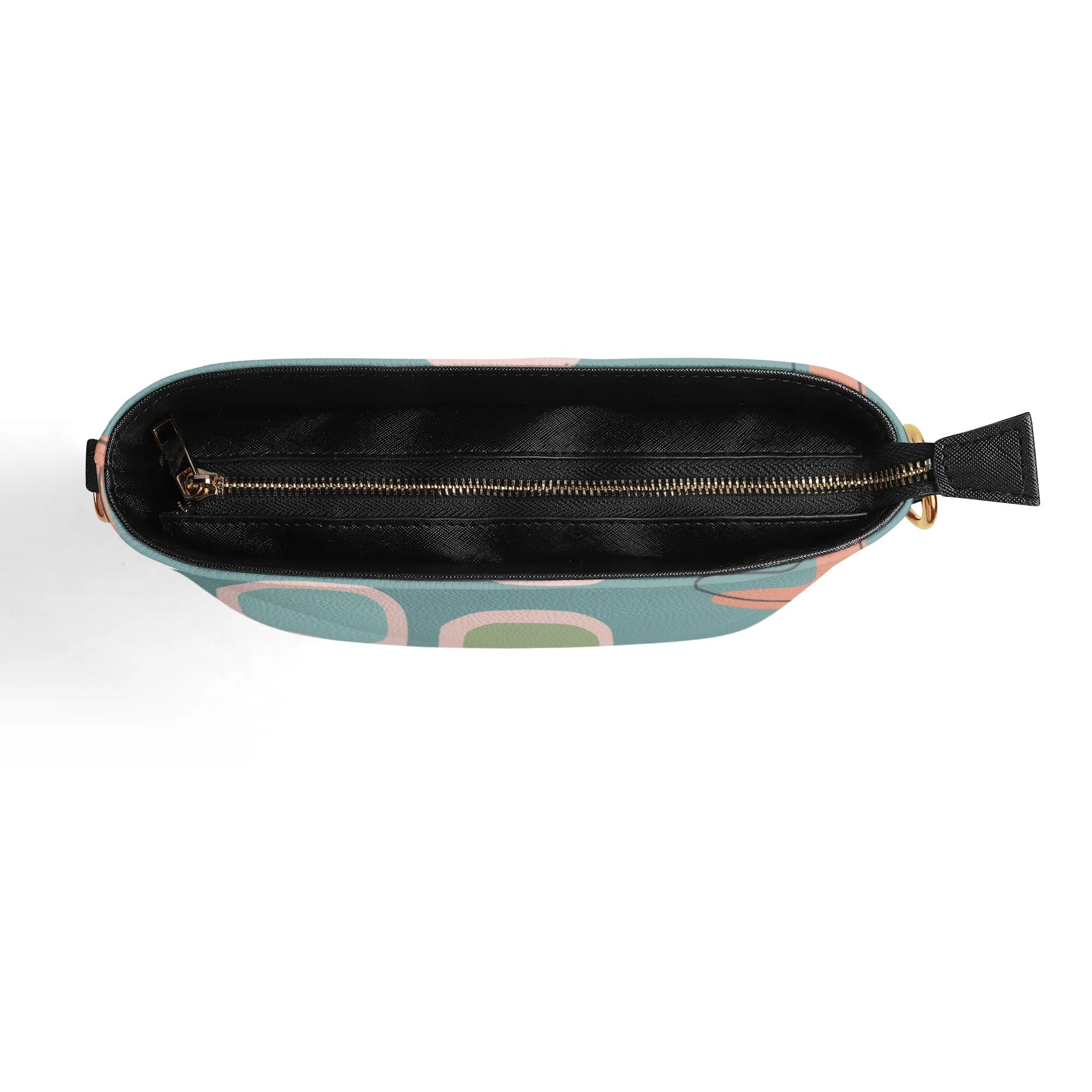 Mid Mod Atomic Cat, Light Teal, Kitschy Fun Retro Bucket Bag - Mid Century Modern Gal