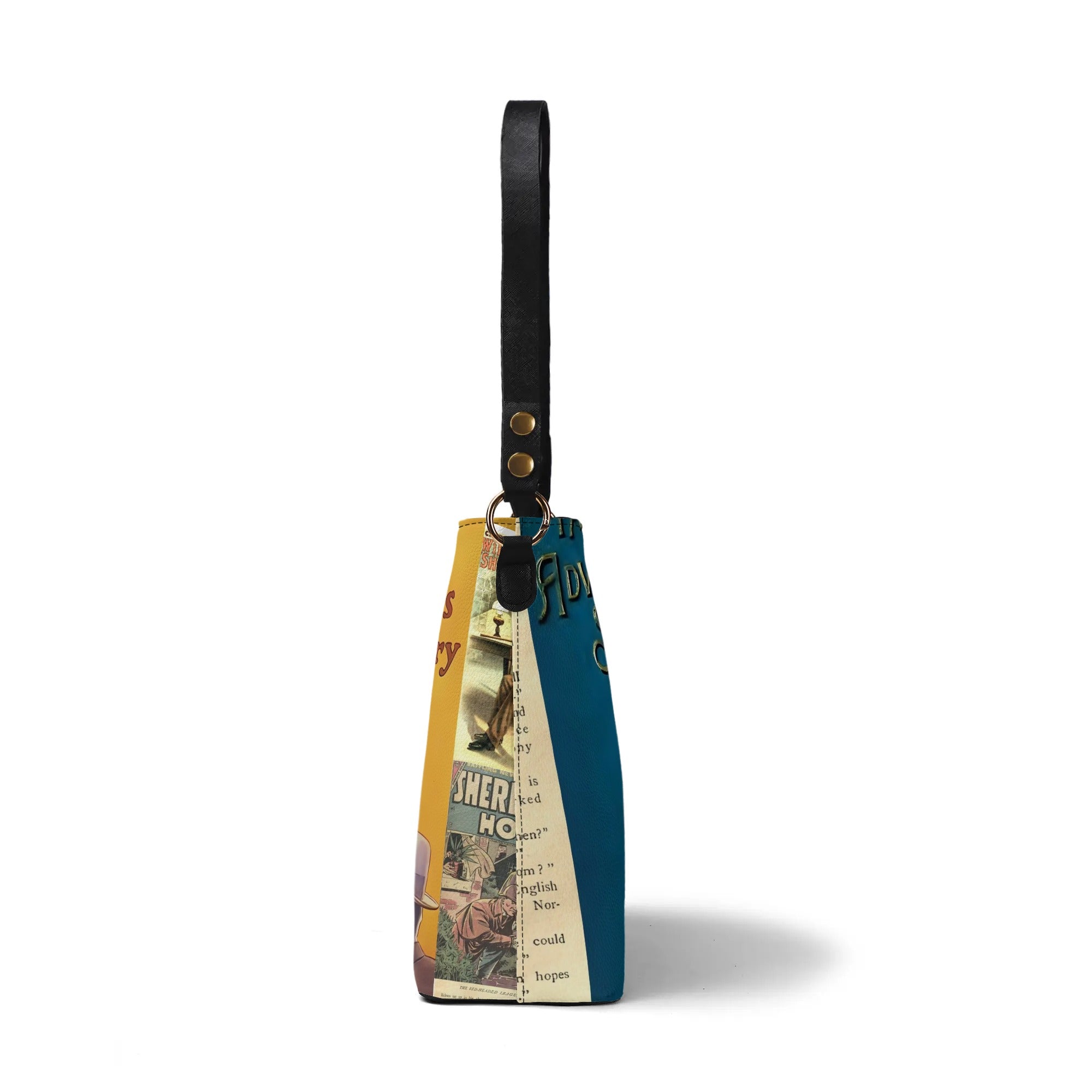Sherlock Holmes, Literary Gifts For Bookworms, Retro Style Bucket Bag For Women - Mid Century Modern Gal