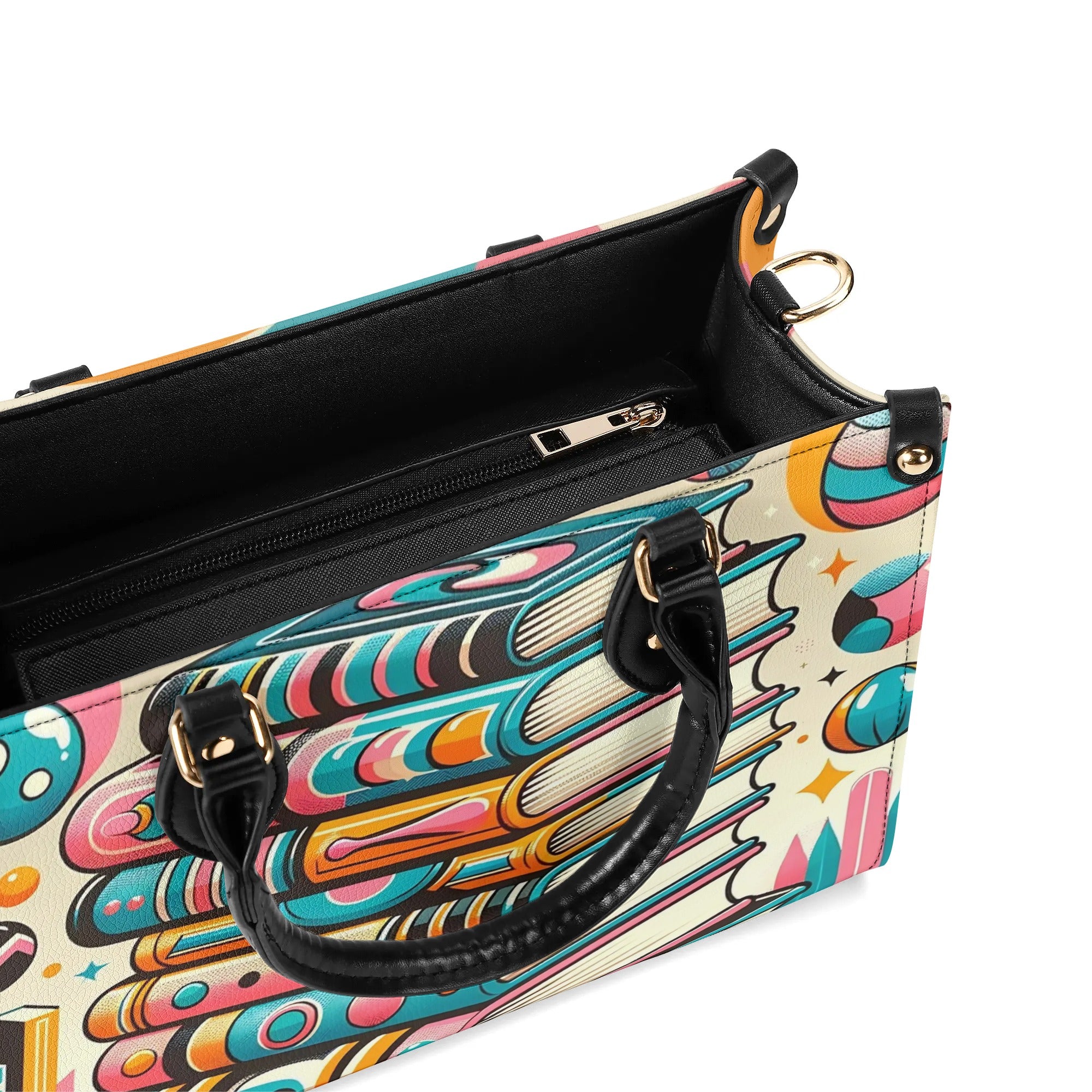 Book Lover Gifts, Retro Style Groovy Books, Kitschy Shoulder-Handbag - Mid Century Modern Gal