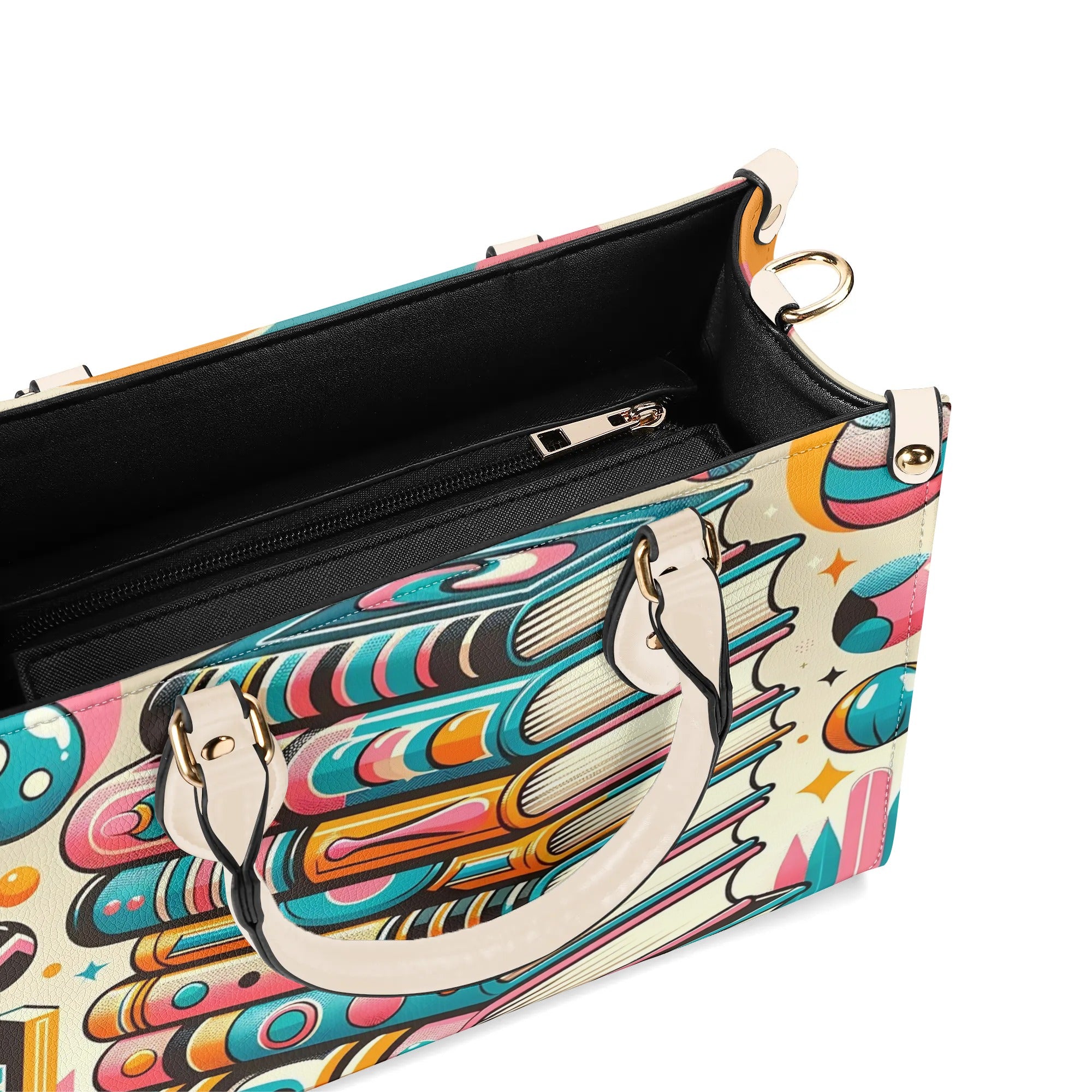 Book Lover Gifts, Retro Style Groovy Books, Kitschy Shoulder-Handbag - Mid Century Modern Gal