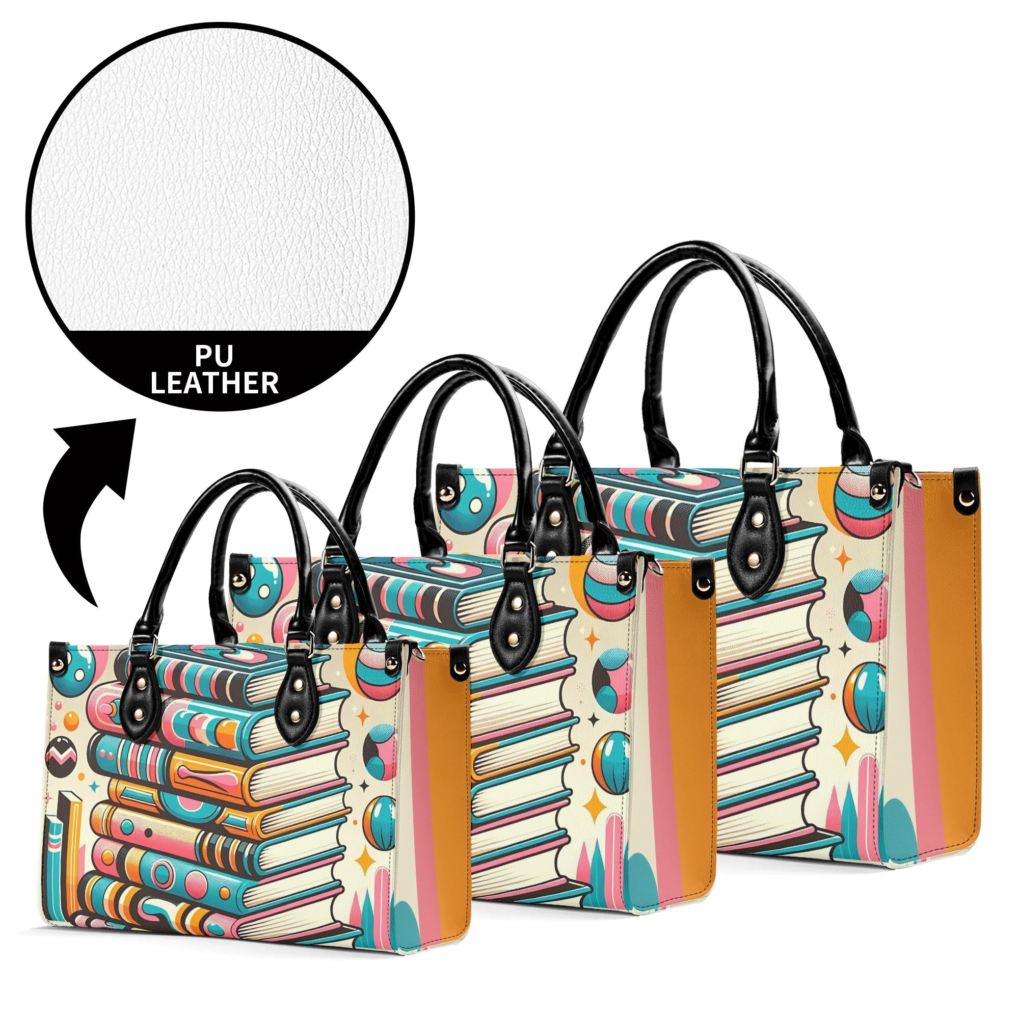 Book Lover Gifts, Retro Style Groovy Books, Kitschy Shoulder-Handbag - Mid Century Modern Gal
