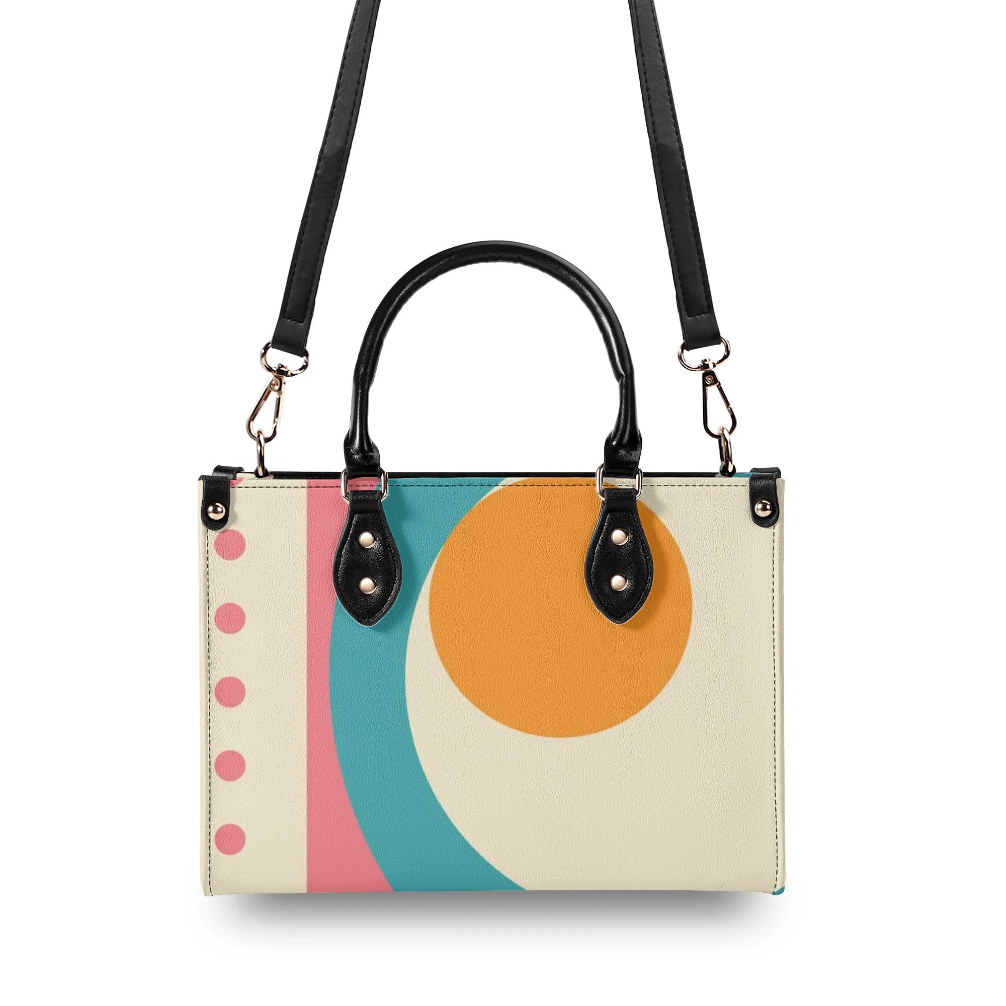 Book Lover Gifts, Retro Style Groovy Books, Kitschy Shoulder-Handbag - Mid Century Modern Gal