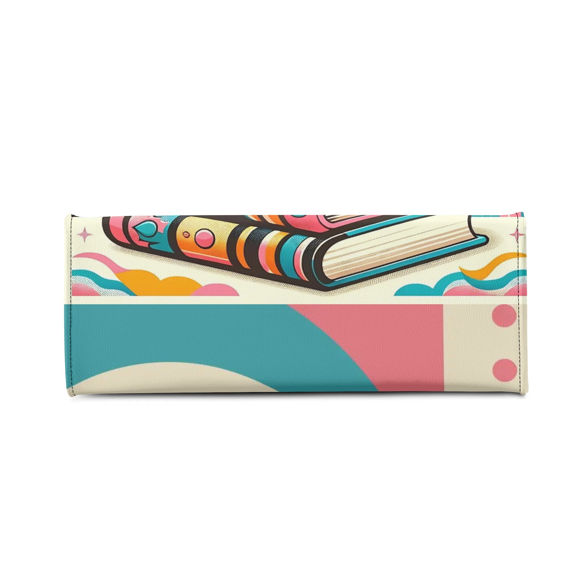 Book Lover Gifts, Retro Style Groovy Books, Kitschy Shoulder-Handbag - Mid Century Modern Gal