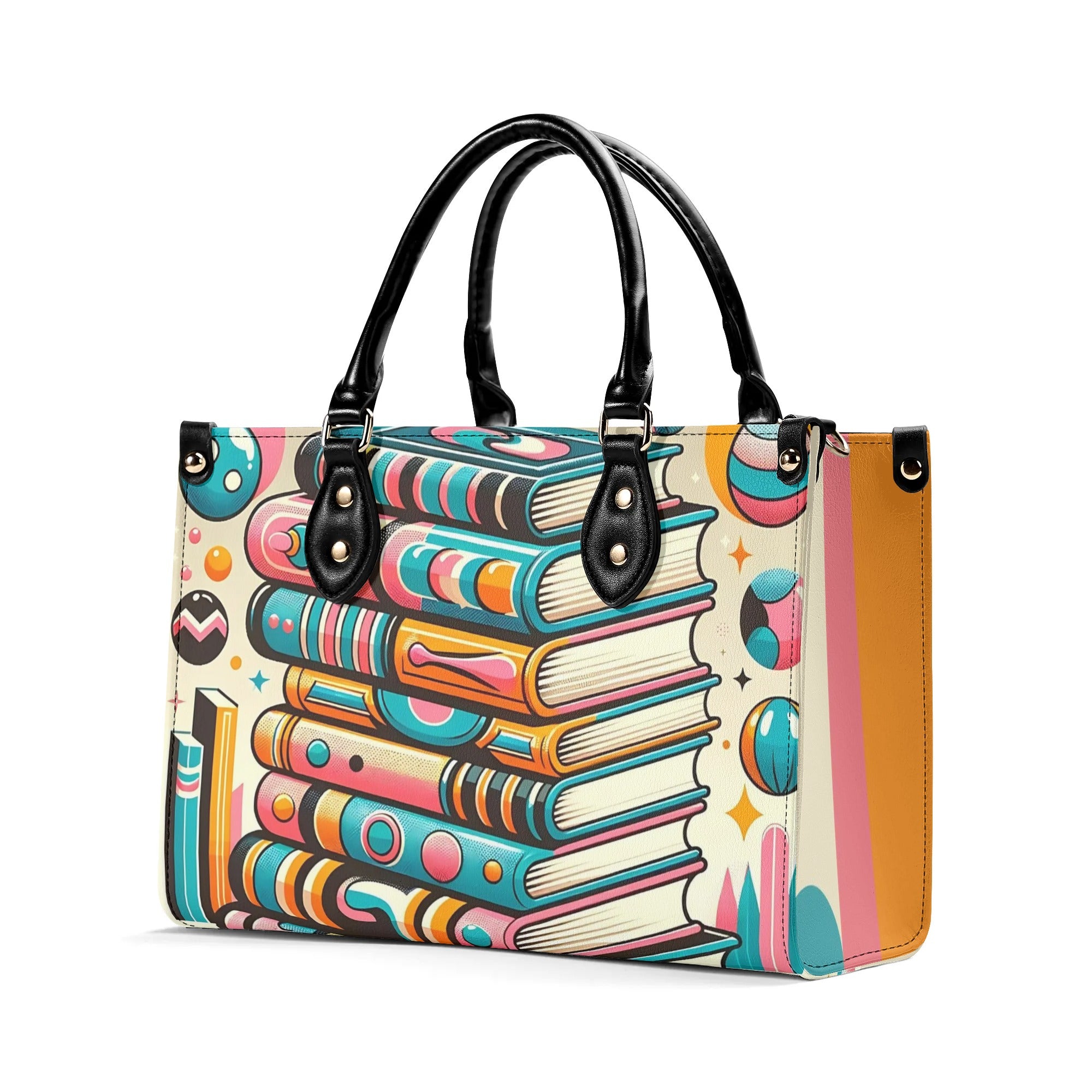 Book Lover Gifts, Retro Style Groovy Books, Kitschy Shoulder-Handbag - Mid Century Modern Gal