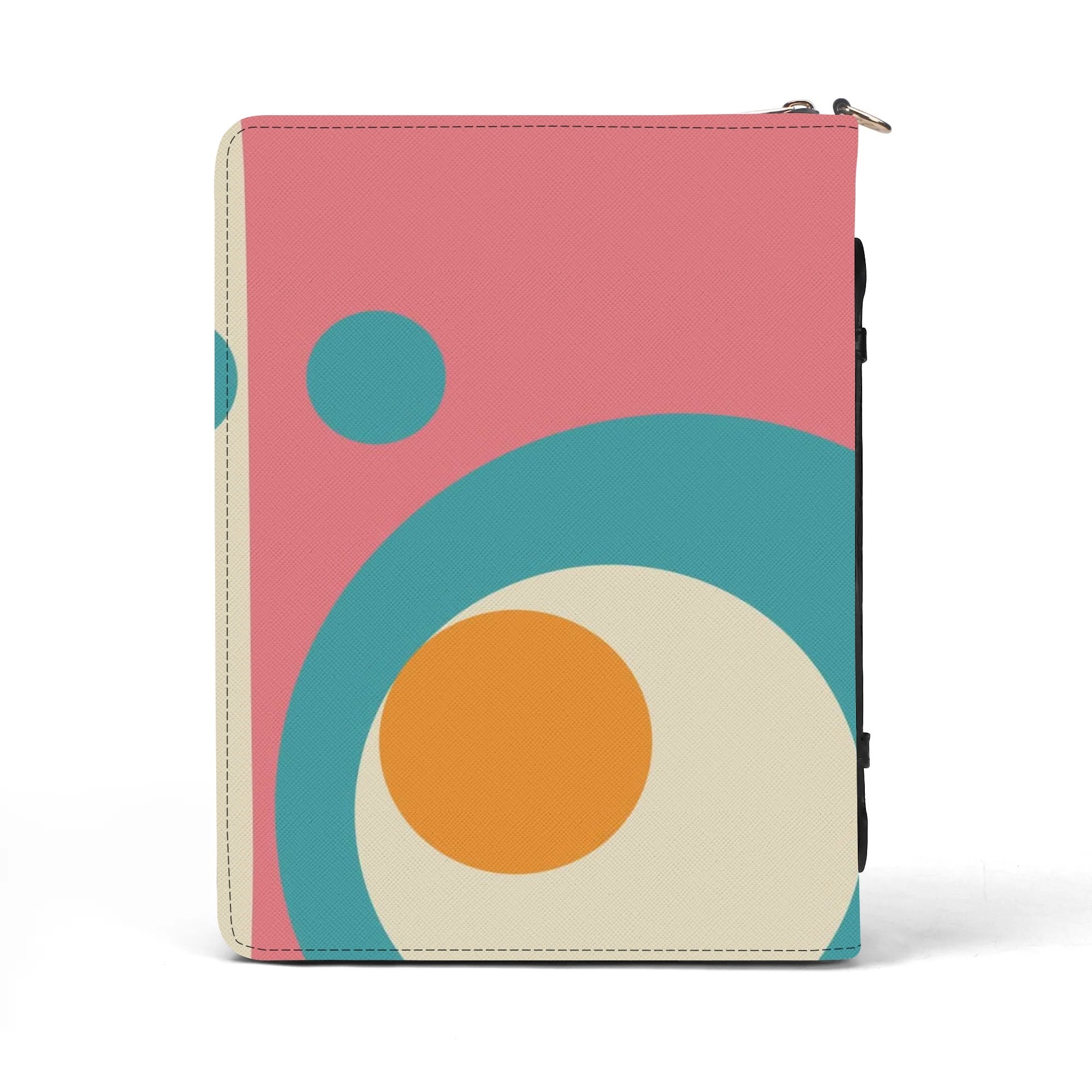 Retro Book Cover, Book Lover, Book Protector, Cover With Pocket - Mid Century Modern Gal