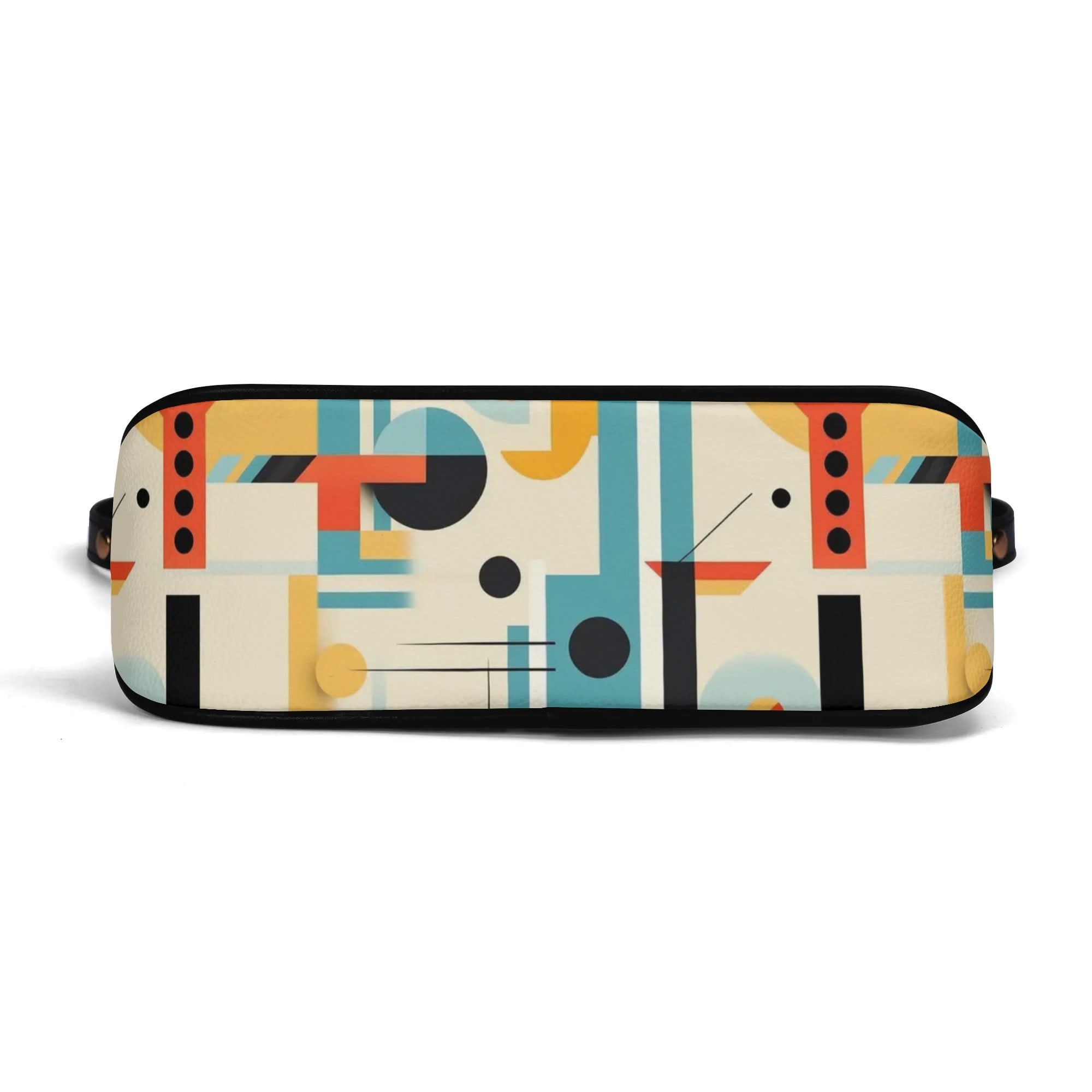 Bauhaus Designed Luxury Crossbody Mid Mod Shoulder Bag With Gold Chain - Mid Century Modern Gal