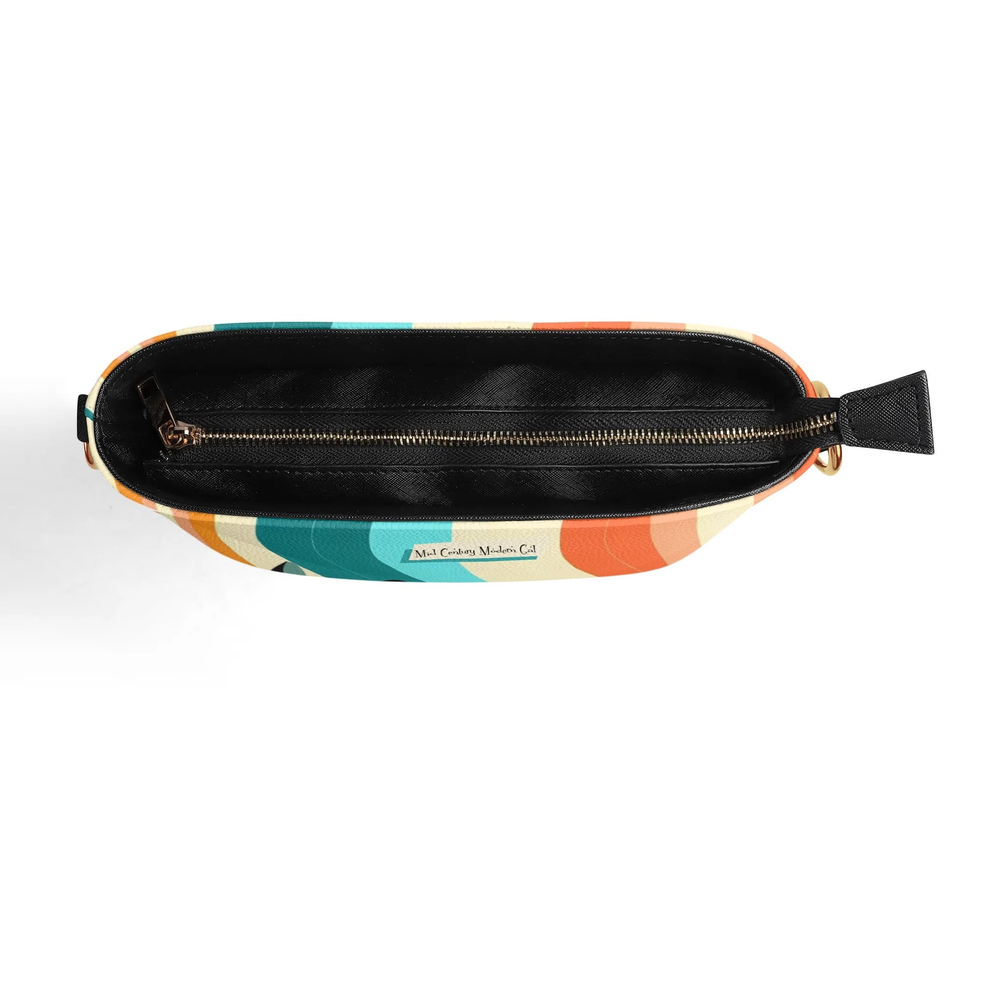 Mid Century Modern Atomic Cat Designed, Retro Groovy Kitschy Bucket Bag - Mid Century Modern Gal