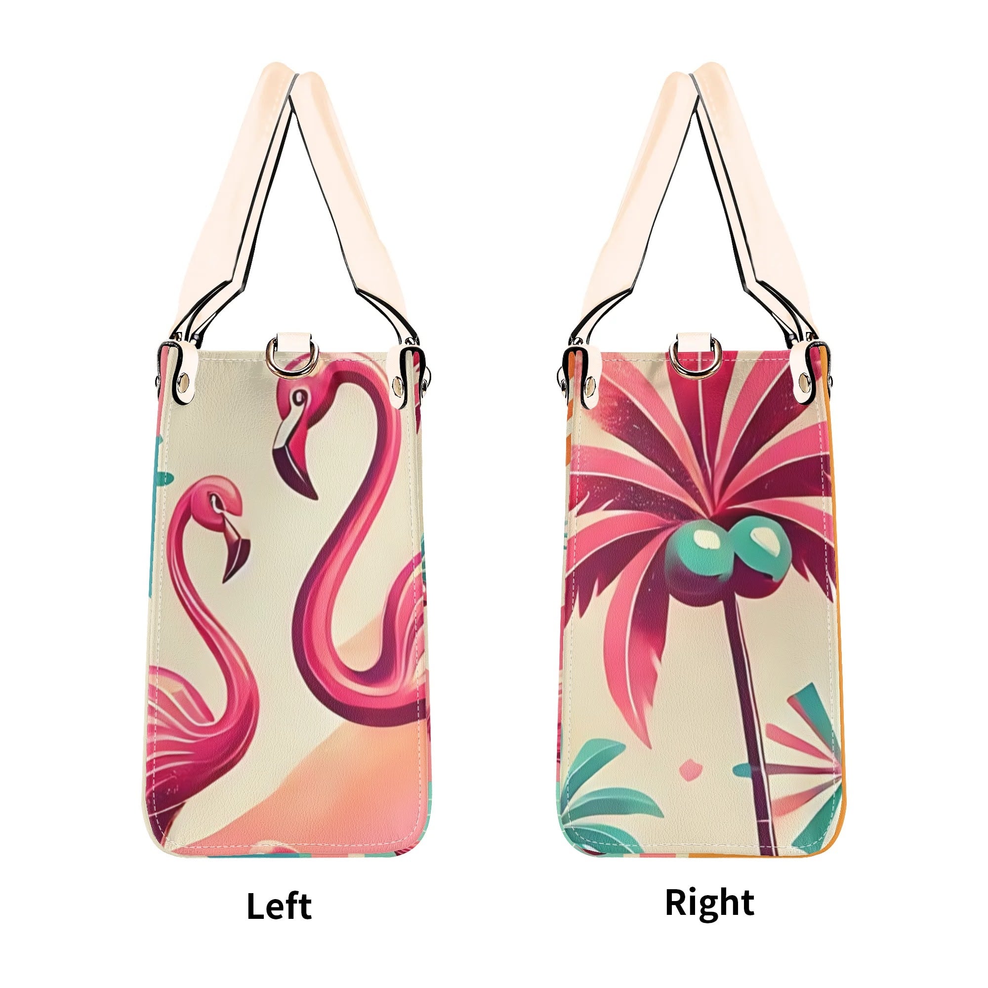 50s Flamingo Kitschy Mod Luxury Handbag - Mid Century Modern Gal