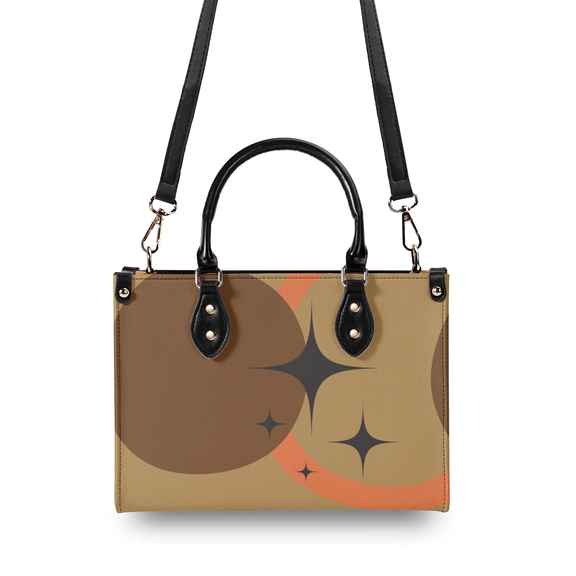 Mid Mod Doxie Lover, Retro Dachshund Wiener Dog, Luxury Handbag - Mid Century Modern Gal
