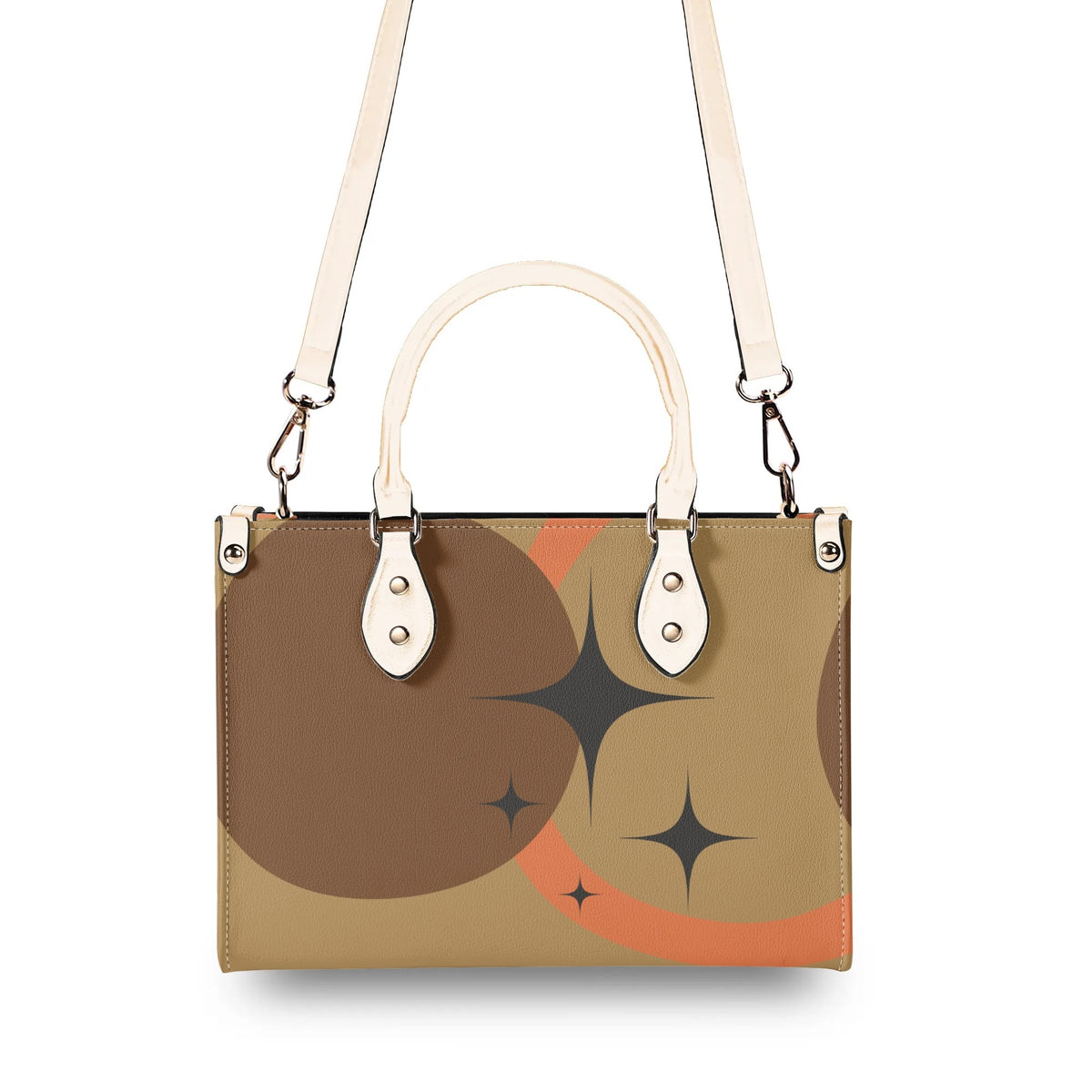 Mid Mod Doxie Lover, Retro Dachshund Wiener Dog, Luxury Handbag - Mid Century Modern Gal