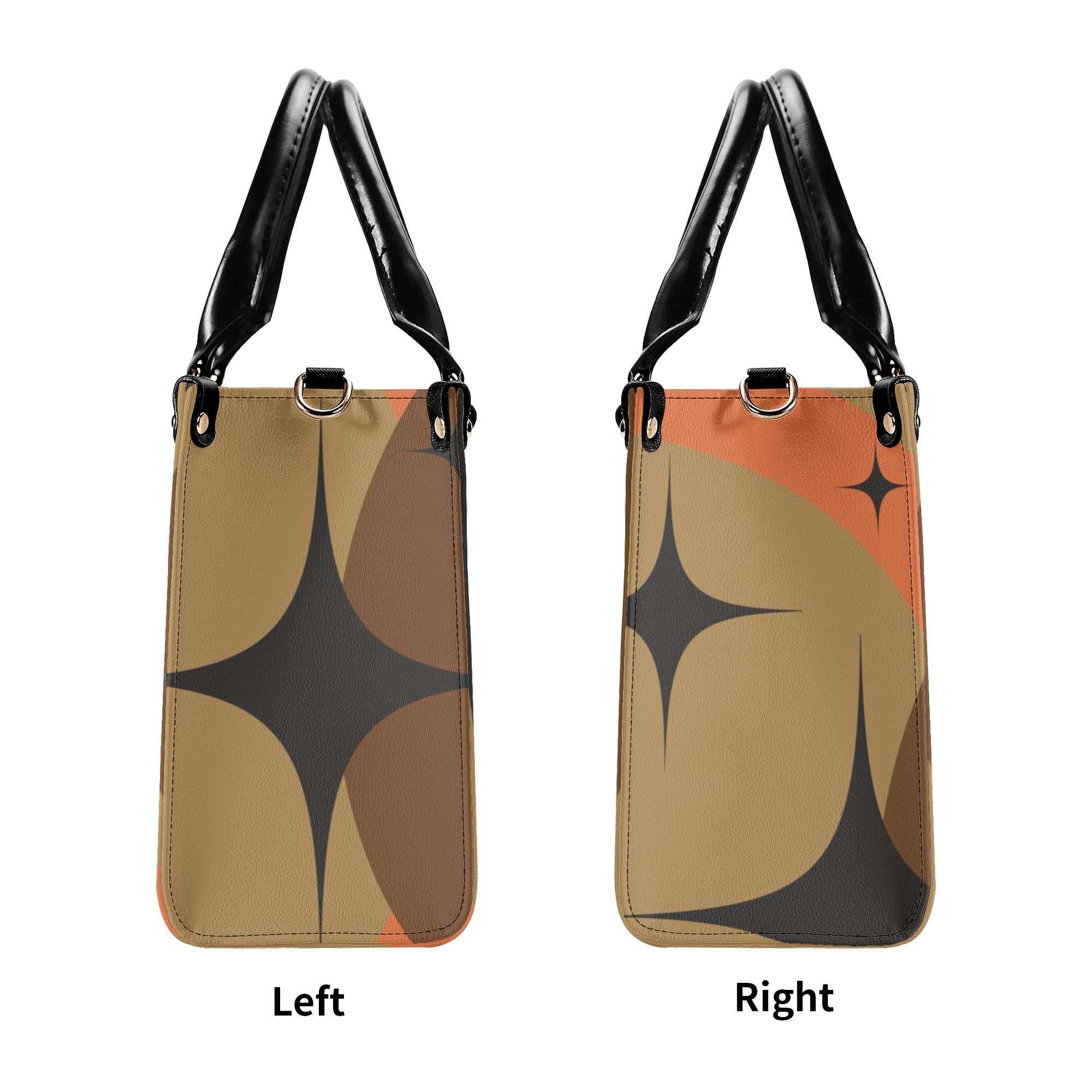 Mid Mod Doxie Lover, Retro Dachshund Wiener Dog, Luxury Handbag - Mid Century Modern Gal