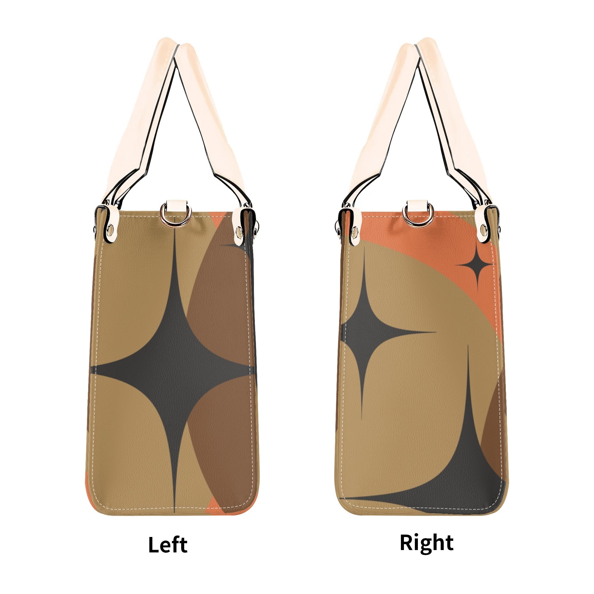 Mid Mod Doxie Lover, Retro Dachshund Wiener Dog, Luxury Handbag - Mid Century Modern Gal