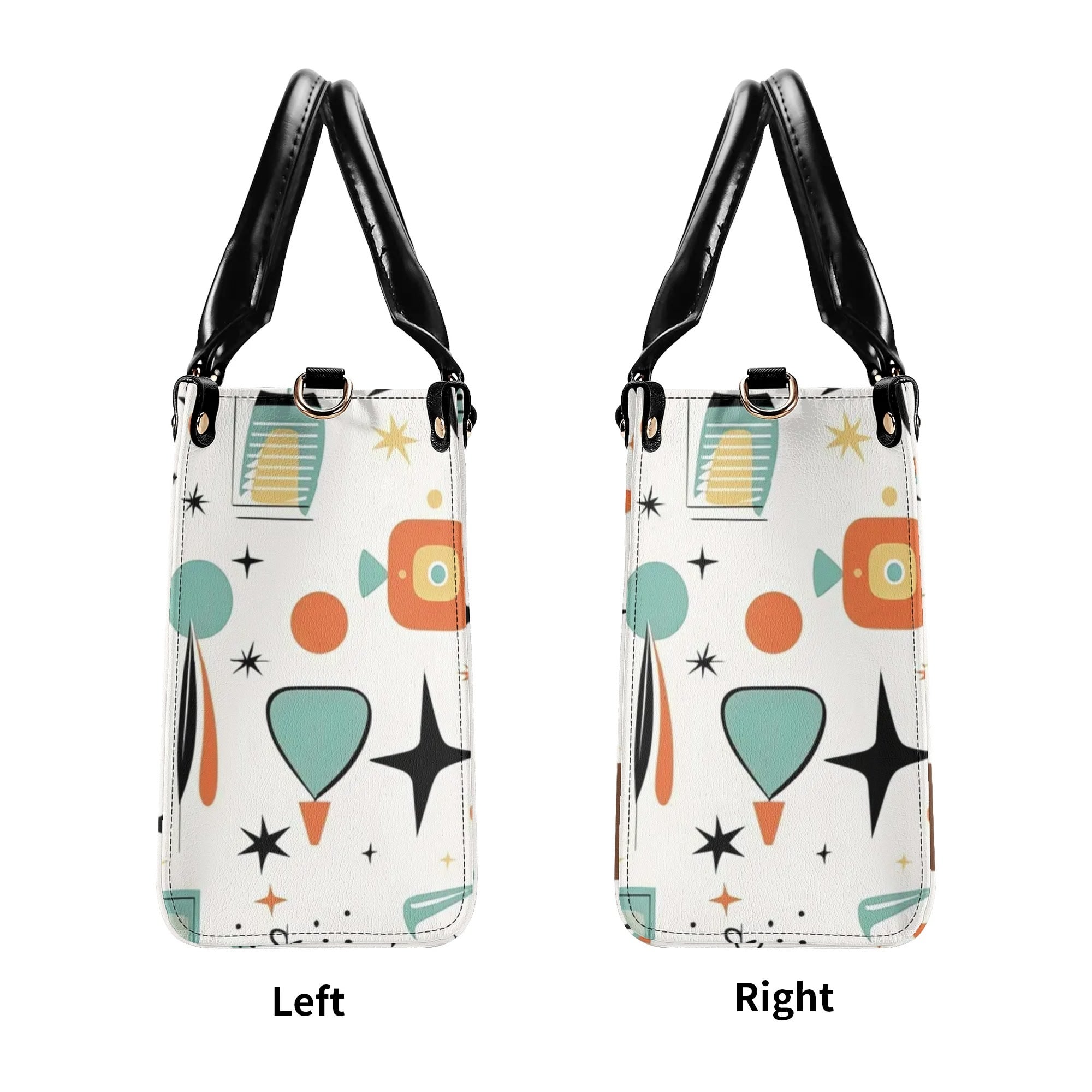 Mid Mox Doxie Lover, Kitschy Retro Trendy Atomic Handbag/Shoulder Bag - Mid Century Modern Gal