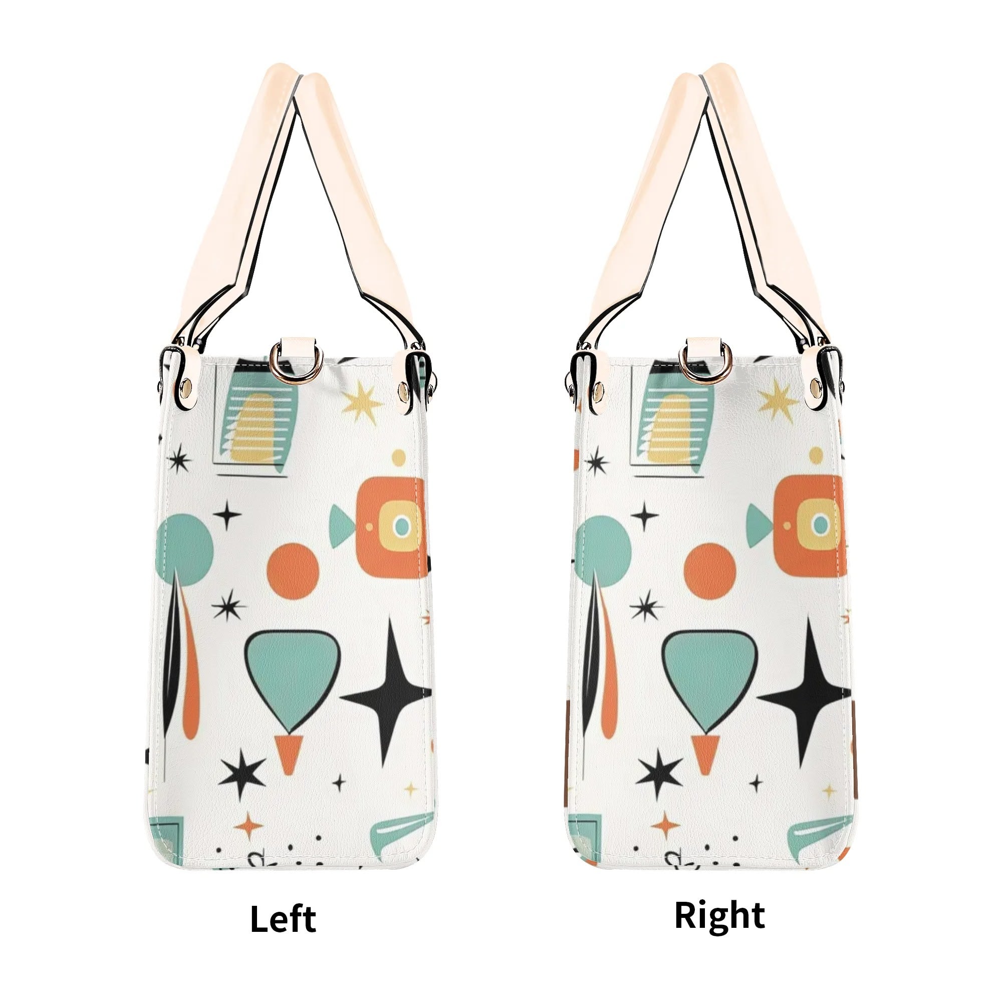 Mid Mox Doxie Lover, Kitschy Retro Trendy Atomic Handbag/Shoulder Bag - Mid Century Modern Gal