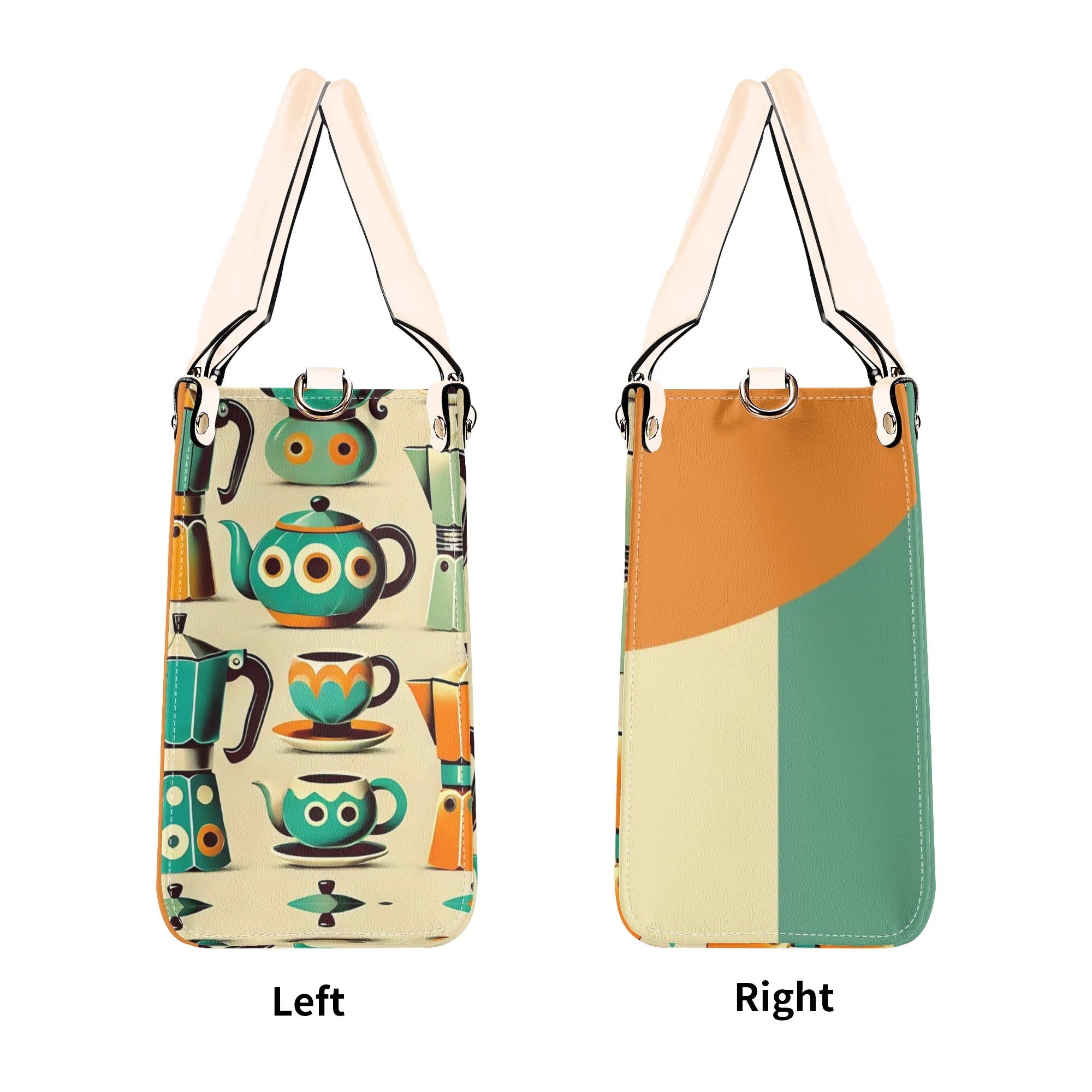 Coffee Lover, Mid Mod Kitschy Retro, State Of Texas Handbag - Mid Century Modern Gal