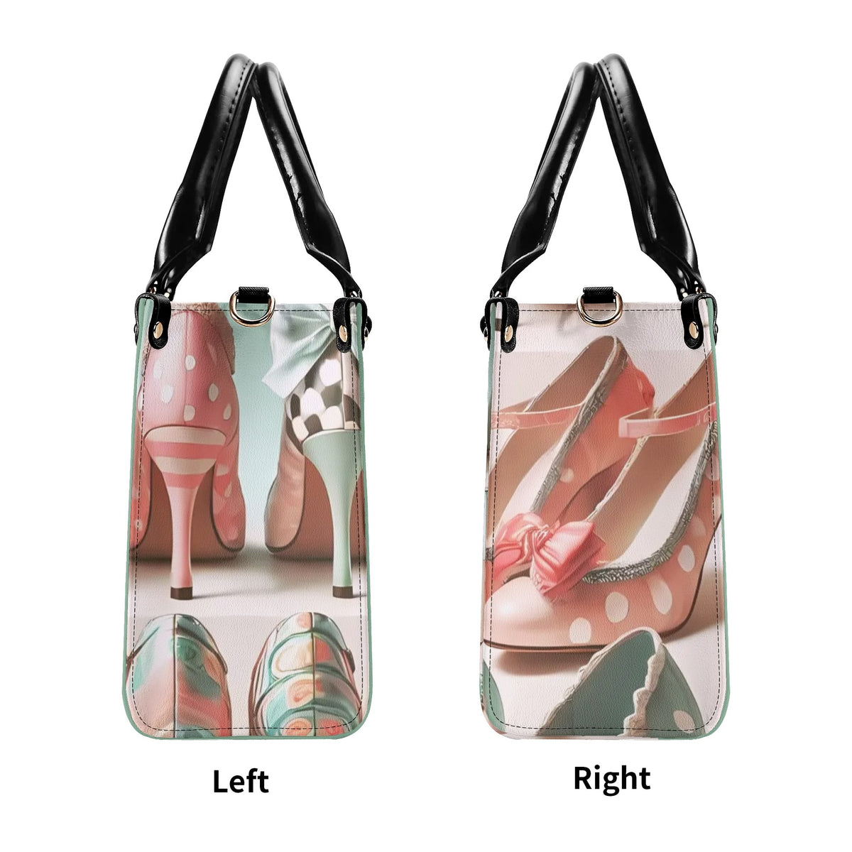 Shoe Lover Handbag, Mid Century Modern 50s Kitsch Shoes Luxury Quirky Cute Purse - Mid Century Modern Gal