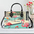Palm Springs California Purse, Handbag, Shoulder Bag Mod Kitschy 50s Flamingo Bag - Mid Century Modern Gal