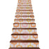 Mid Mod Geometric Pink, Orange, Yellow Retro Stair Peel And Stick Risers - Mid Century Modern Gal