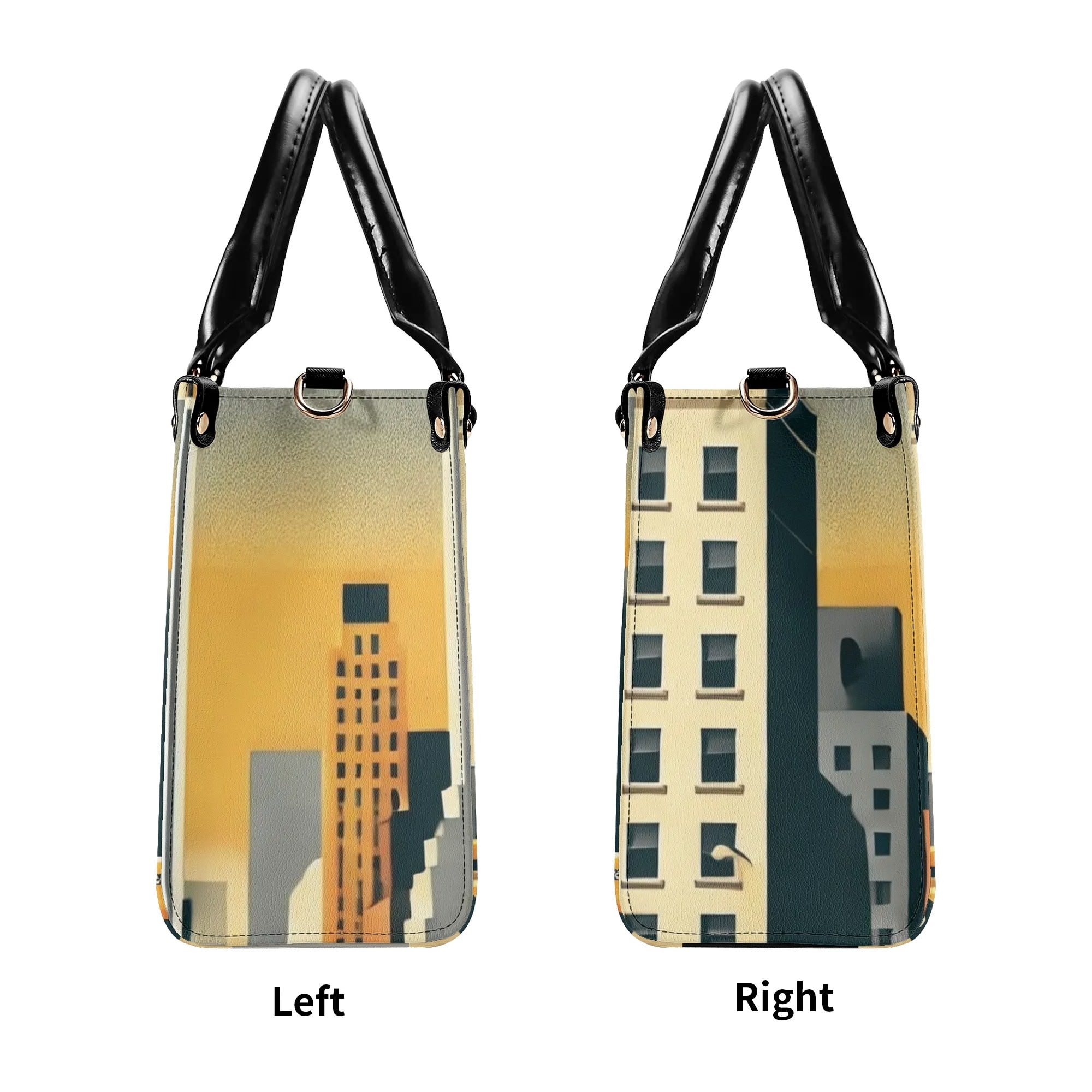New York City Handbag, Trendy Kitschy City Purse, Shoulder Bag - Mid Century Modern Gal