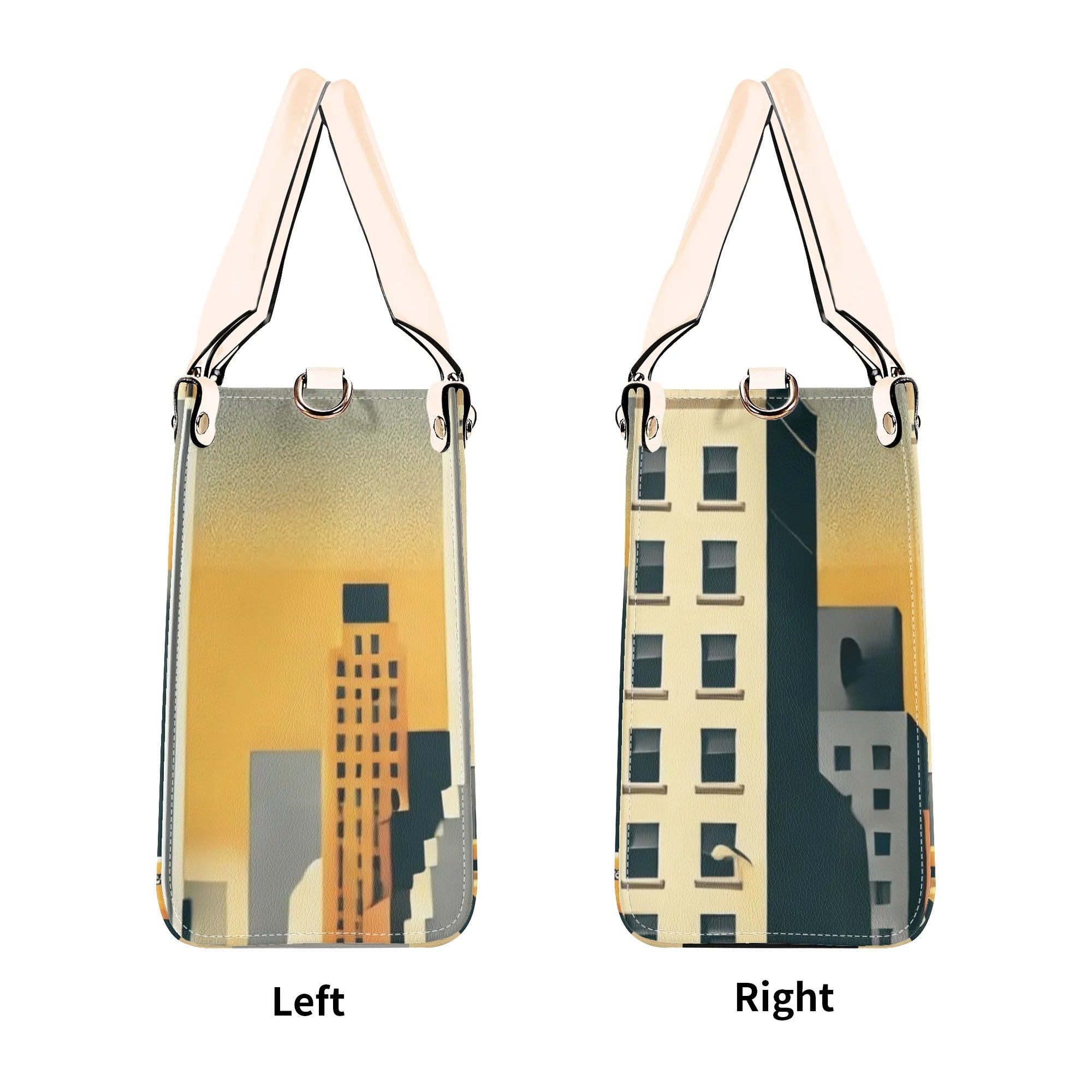 New York City Handbag, Trendy Kitschy City Purse, Shoulder Bag - Mid Century Modern Gal