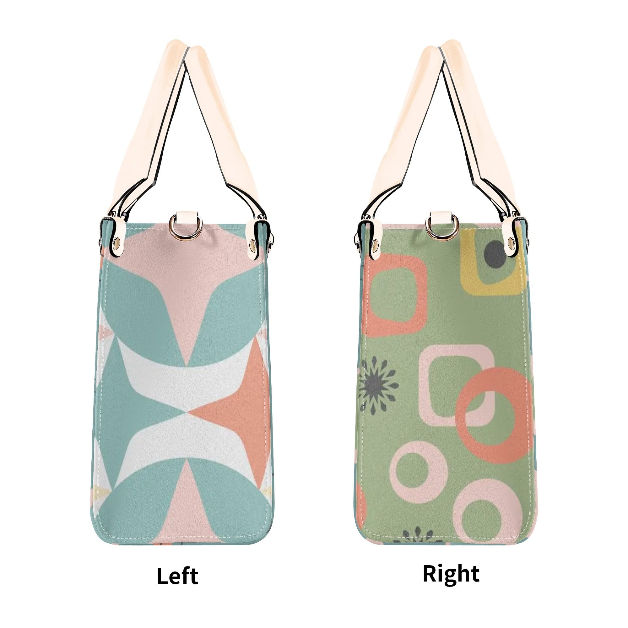 Mid Century Modern Atomic 50s, Kitschy Atomic Cat Mod Handbag, Shoulder Bag Purse - Mid Century Modern Gal