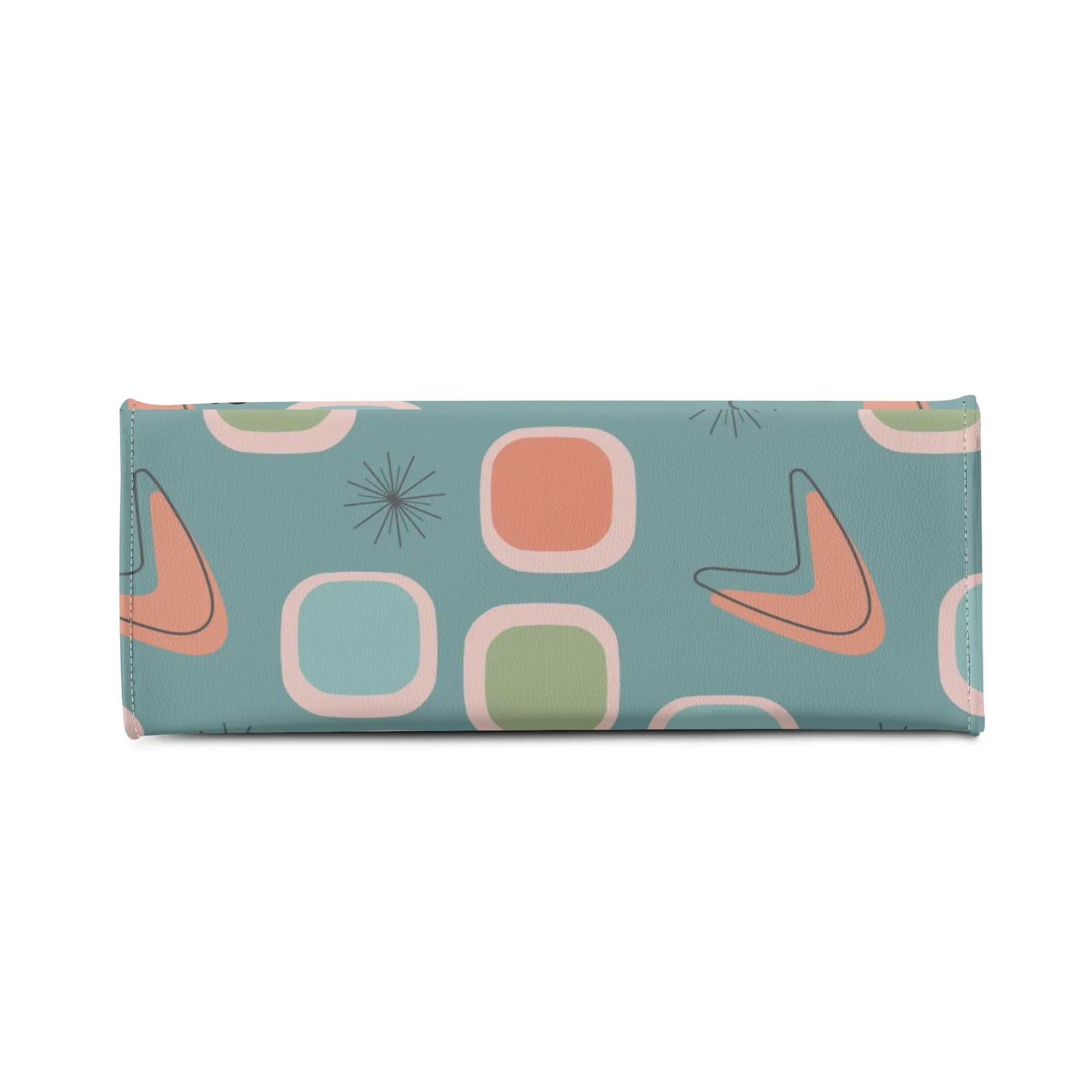 Mid Century Modern Atomic 50s, Kitschy Atomic Cat Mod Handbag, Shoulder Bag Purse - Mid Century Modern Gal