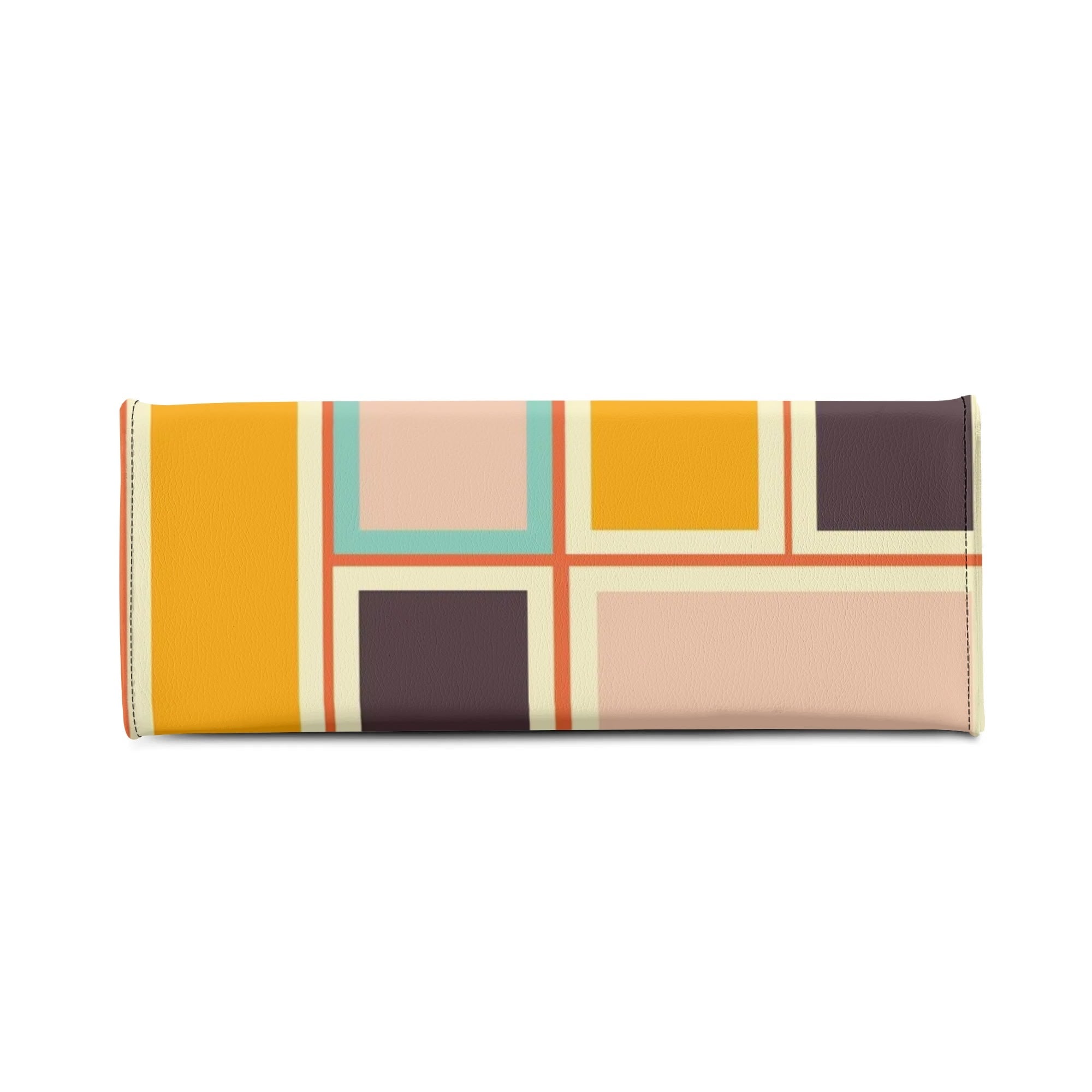 Mid Century Mod Kitschy Handbag, MCM Retro Geometric Designed With Atomic Kitty Cat - Mid Century Modern Gal