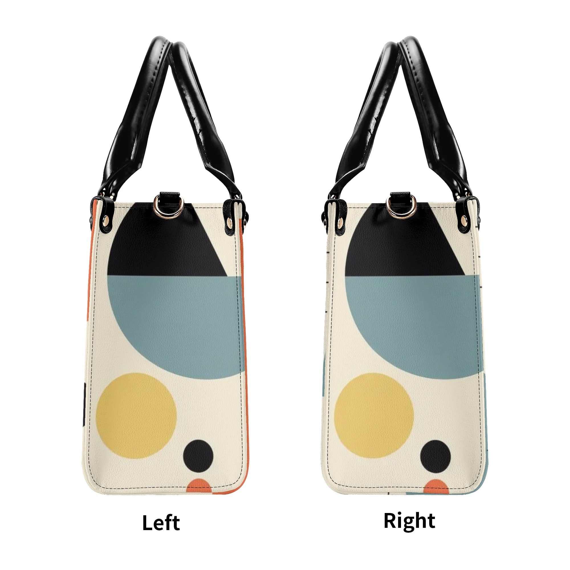Atomic Cat Mid Mod Bauhaus Designed Trendy Luxury Handbag, Shoulder Bag - Mid Century Modern Gal
