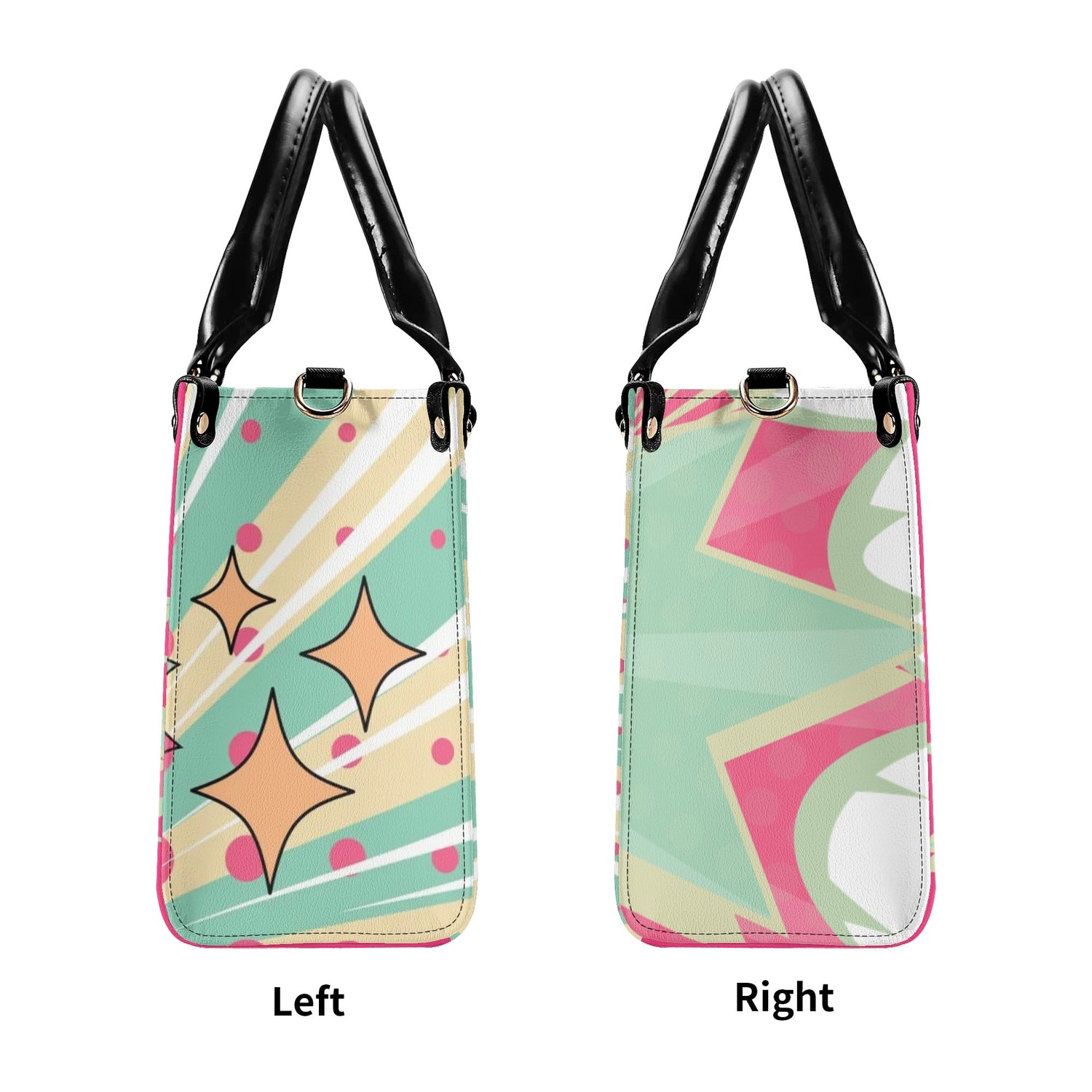 Women Enpowerment Pop Art Retro Cool Funky Fun Handbag, Shoulder Bag - Mid Century Modern Gal