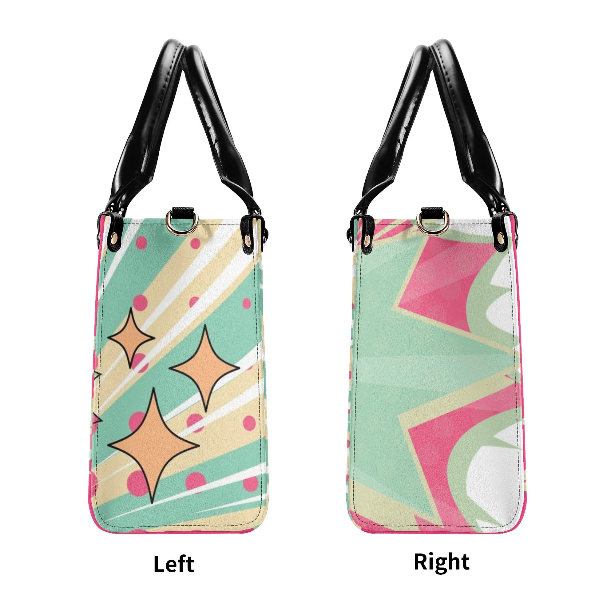 Women Enpowerment Pop Art Retro Cool Funky Fun Handbag, Shoulder Bag - Mid Century Modern Gal