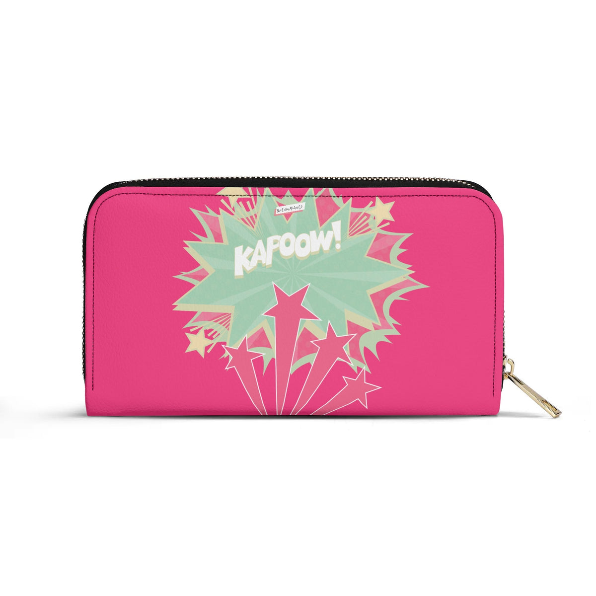 Women Empowerment Pop Art Retro Funky Fun Wallet Wristlet - Mid Century Modern Gal