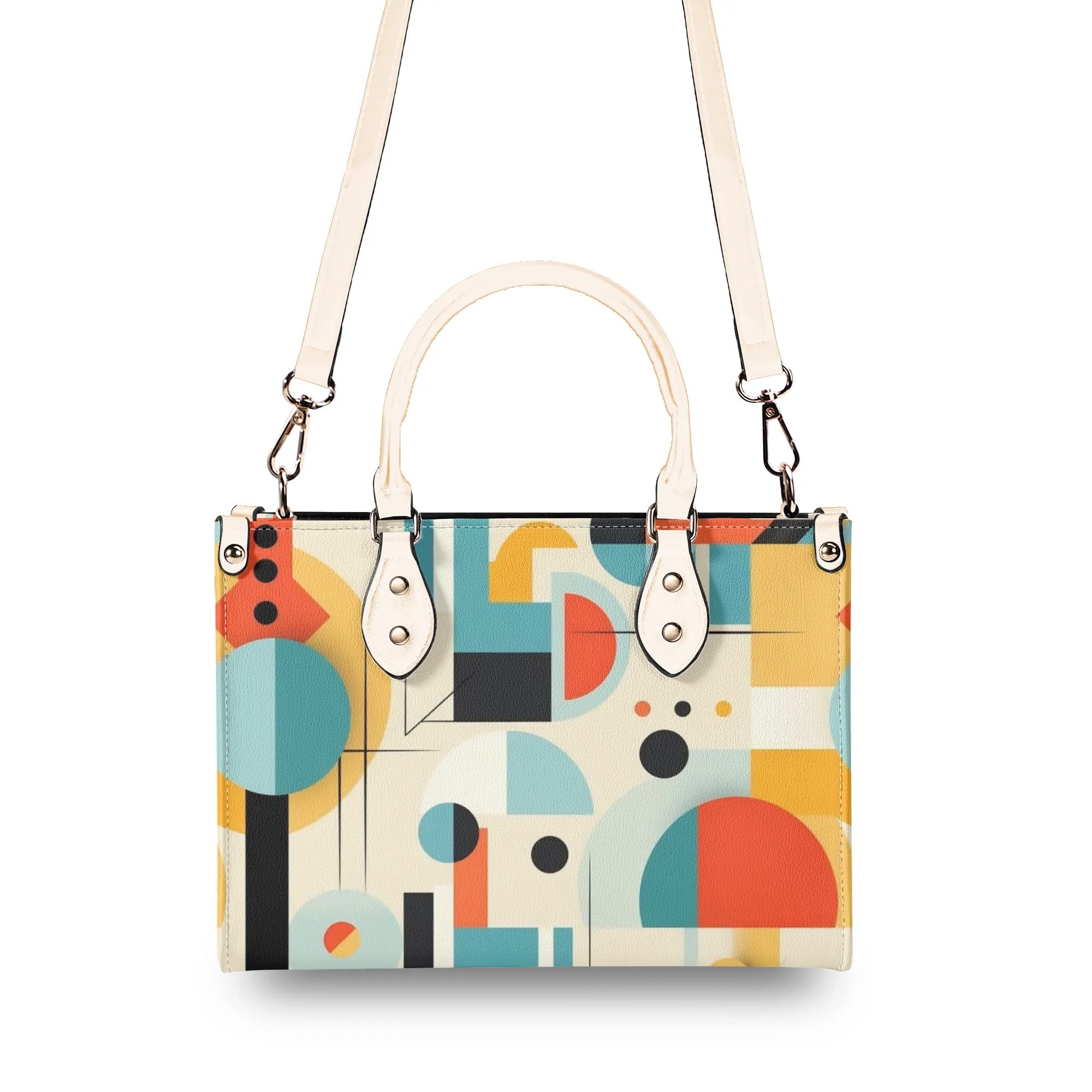 Mid Century Mod Gal, Bauhaus Designed, Funky Fun Handbag, Shoulder Bag - Mid Century Modern Gal