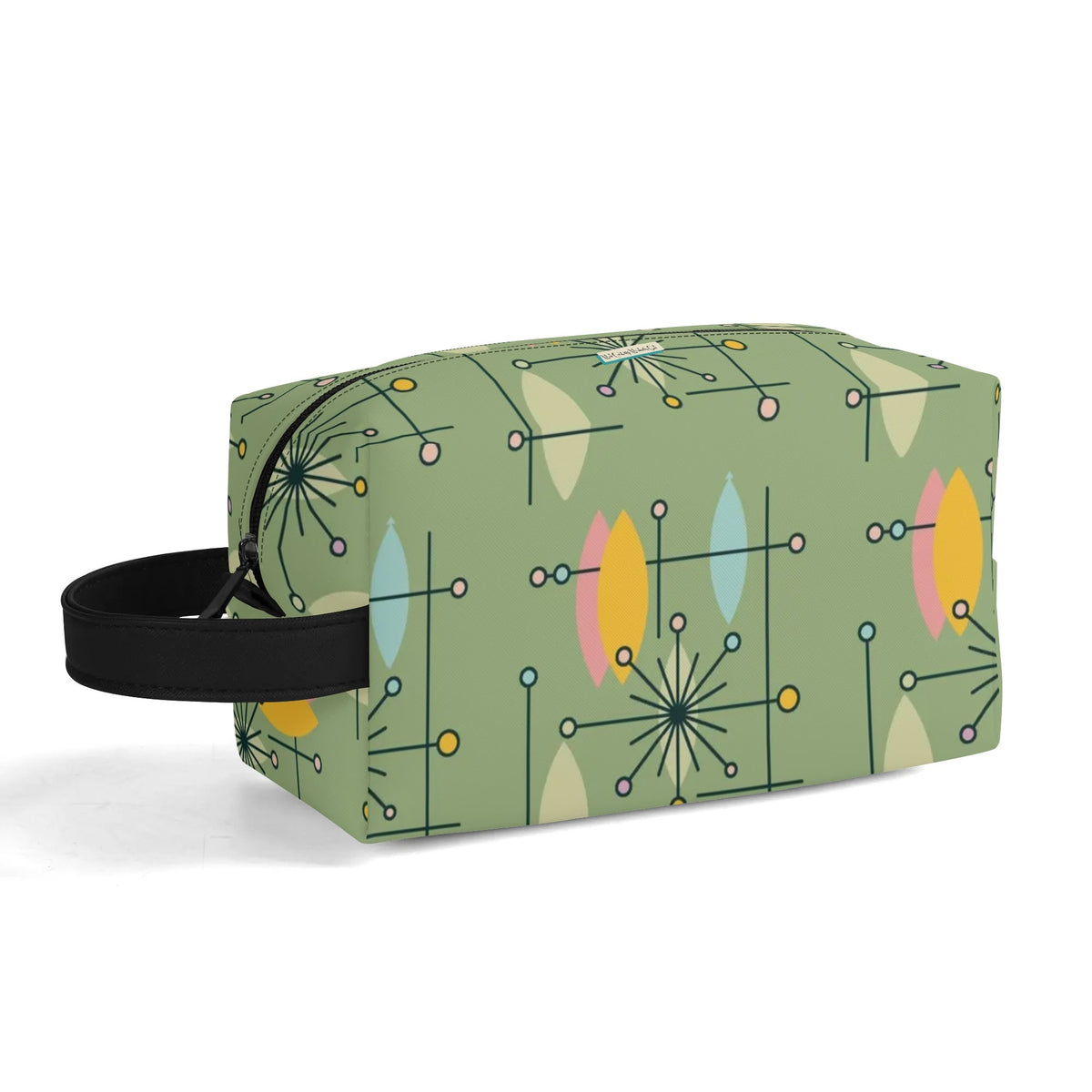 Mid Mod Kitschy Atomic Cat Travel Toiletry Bag - Mid Century Modern Gal
