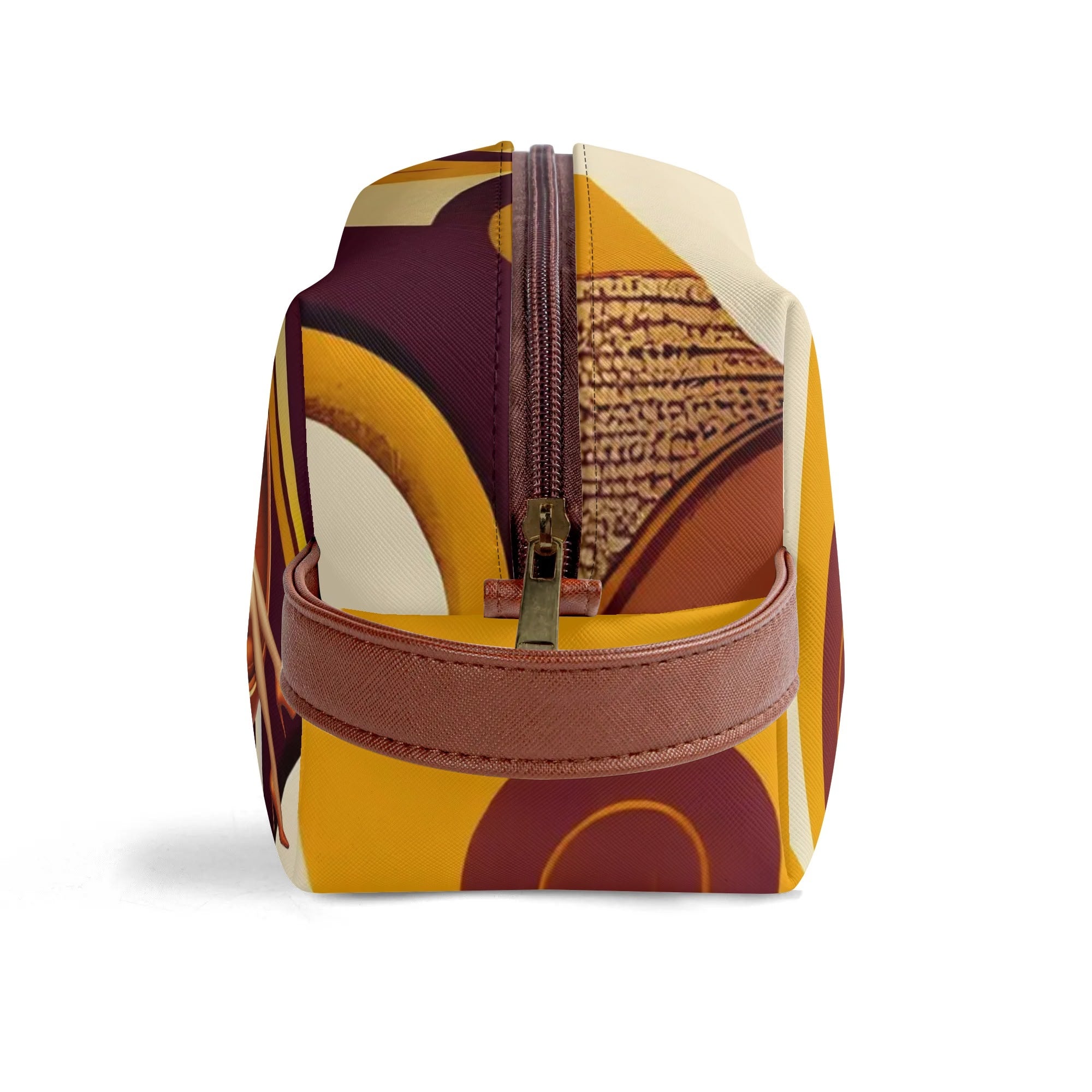 Mid Mod 60s Gal, Retro Flower Power Travel Toiletry Bag - Mid Century Modern Gal