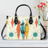 Atomic Cat Handbag, Shoulder Bag, 50s Kitsch Franciscan Starburst Mod Bag - Mid Century Modern Gal
