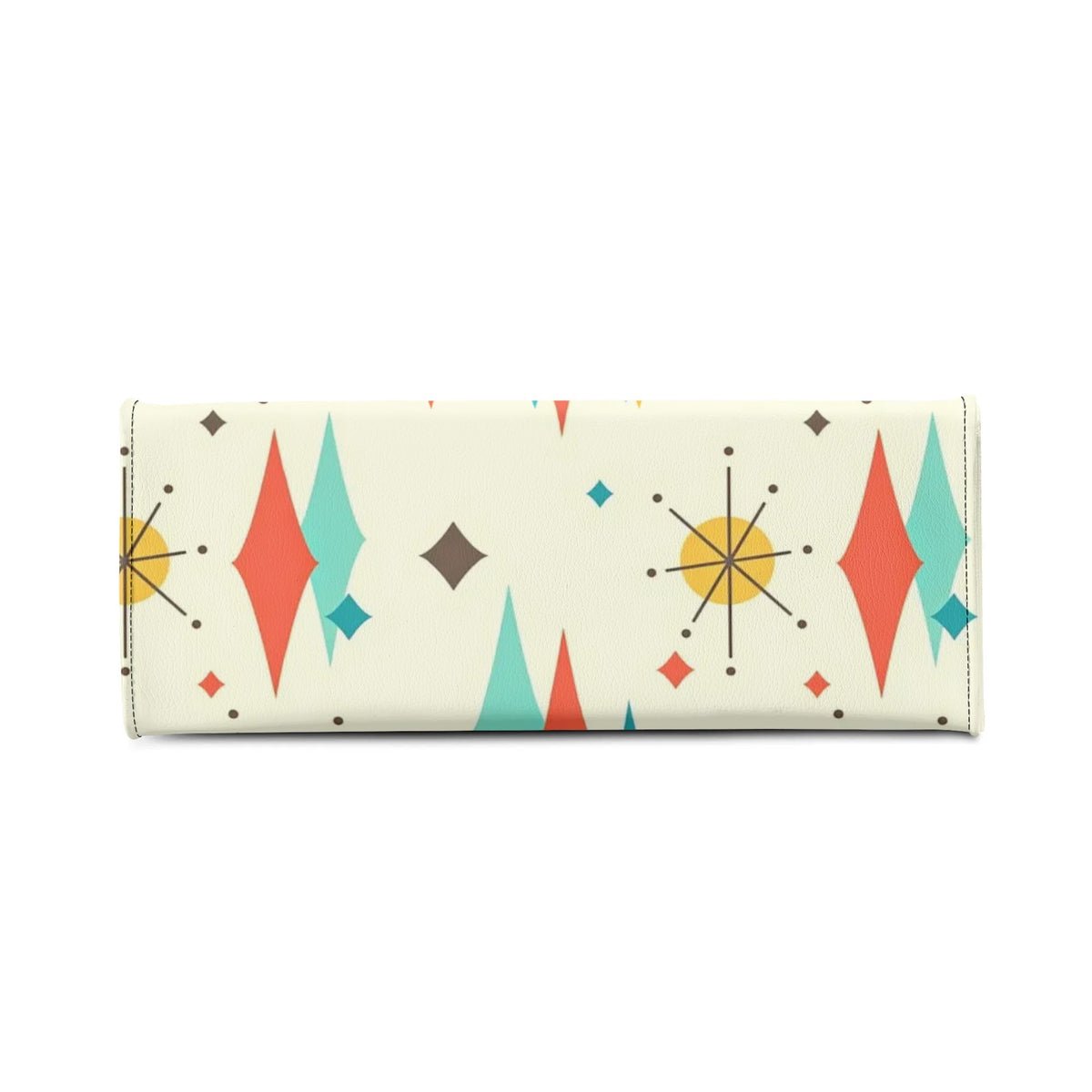 Atomic Cat Handbag, Shoulder Bag, 50s Kitsch Franciscan Starburst Mod Bag - Mid Century Modern Gal