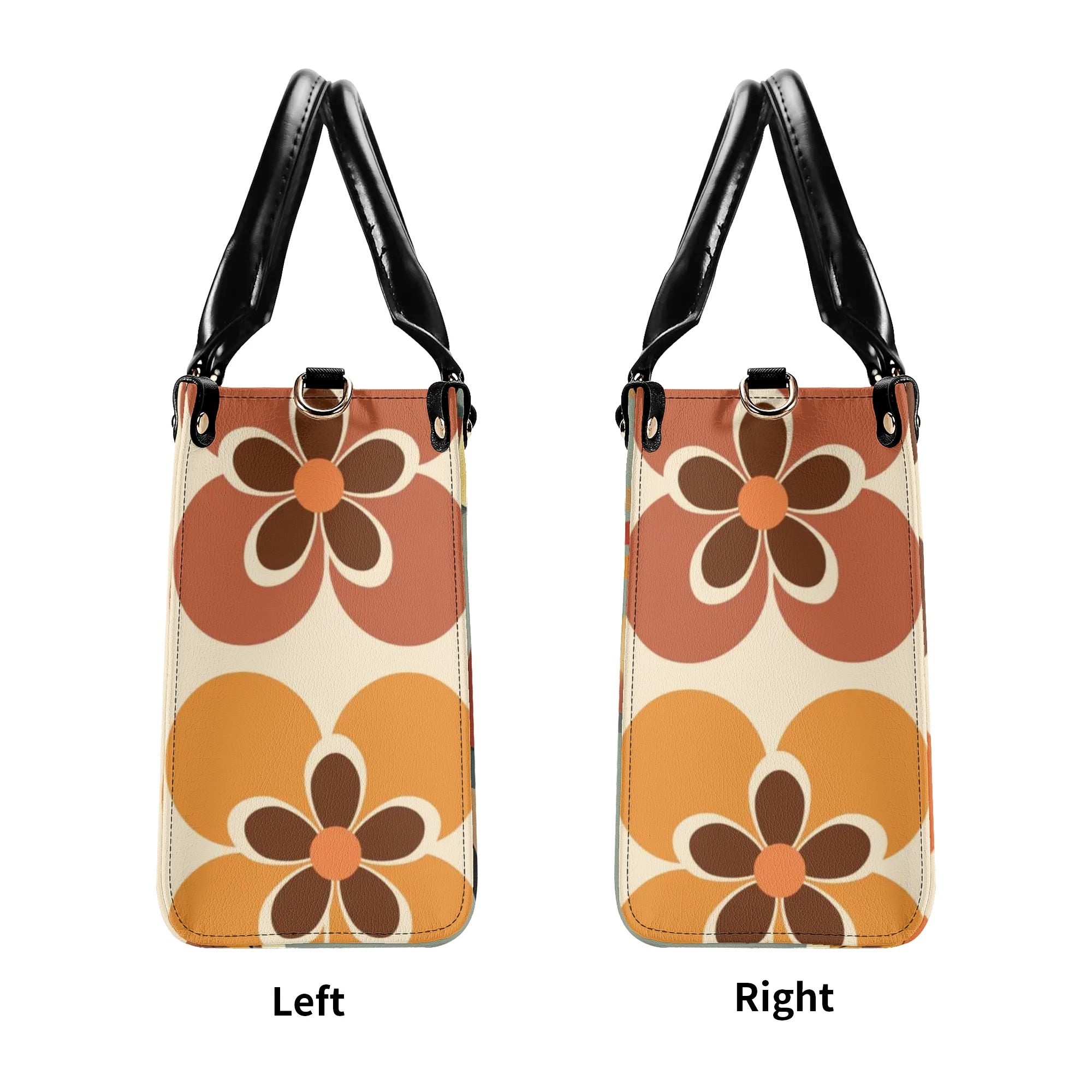 Mod 60s Gal, Retro Mid Century Modern Kitschy Handbag, Shoulder Reversible Purse - Mid Century Modern Gal