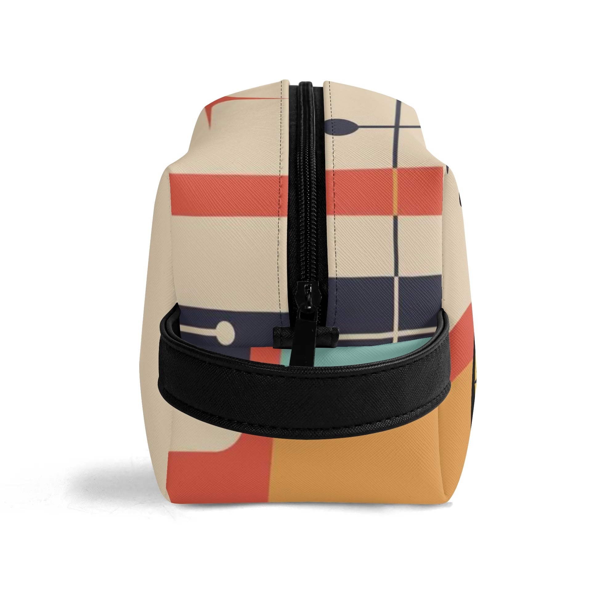 Atomic Kitty Travel Bag, Toiletry Bag, Kitschy Mod Style - Mid Century Modern Gal