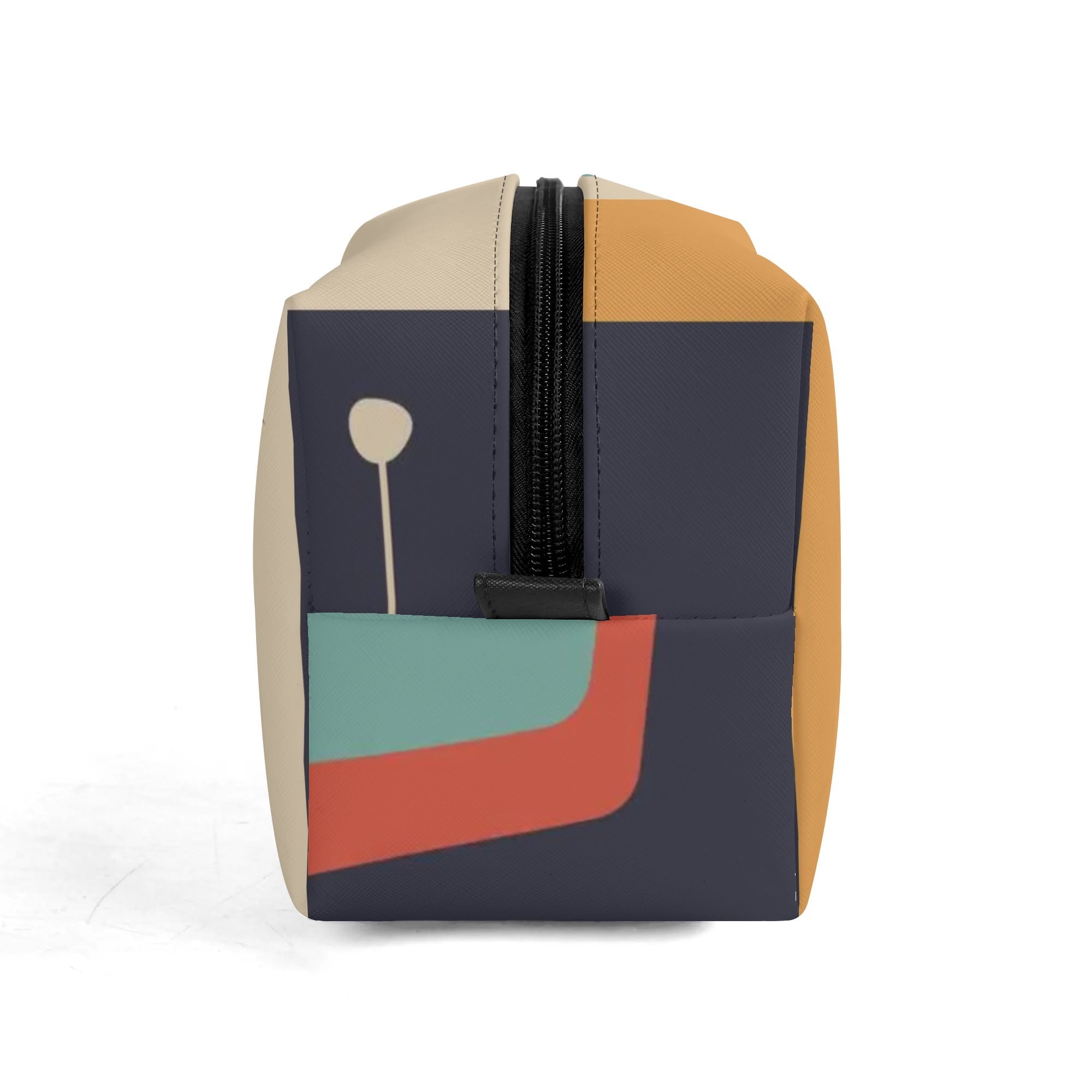 Atomic Kitty Travel Bag, Toiletry Bag, Kitschy Mod Style - Mid Century Modern Gal