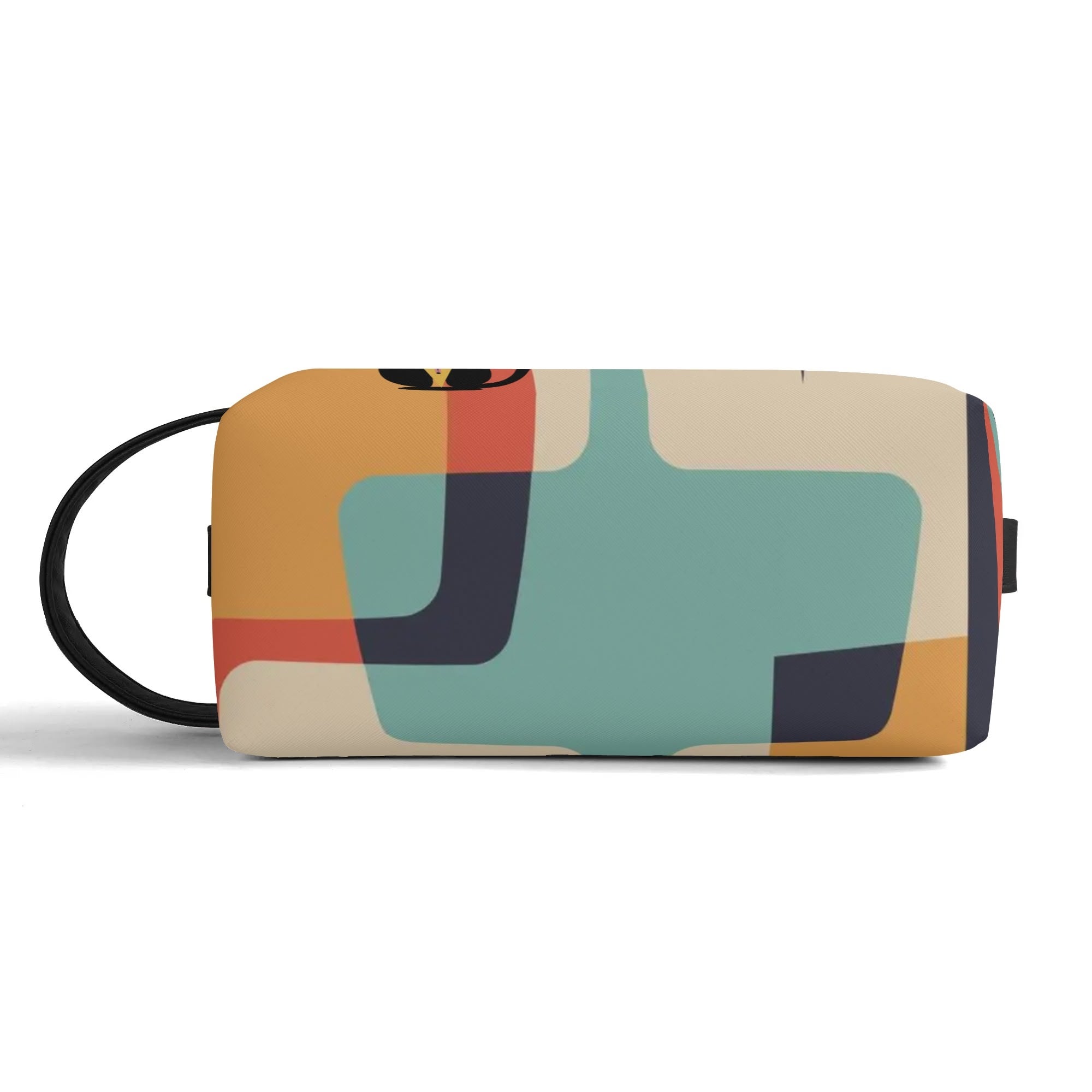 Atomic Kitty Travel Bag, Toiletry Bag, Kitschy Mod Style - Mid Century Modern Gal